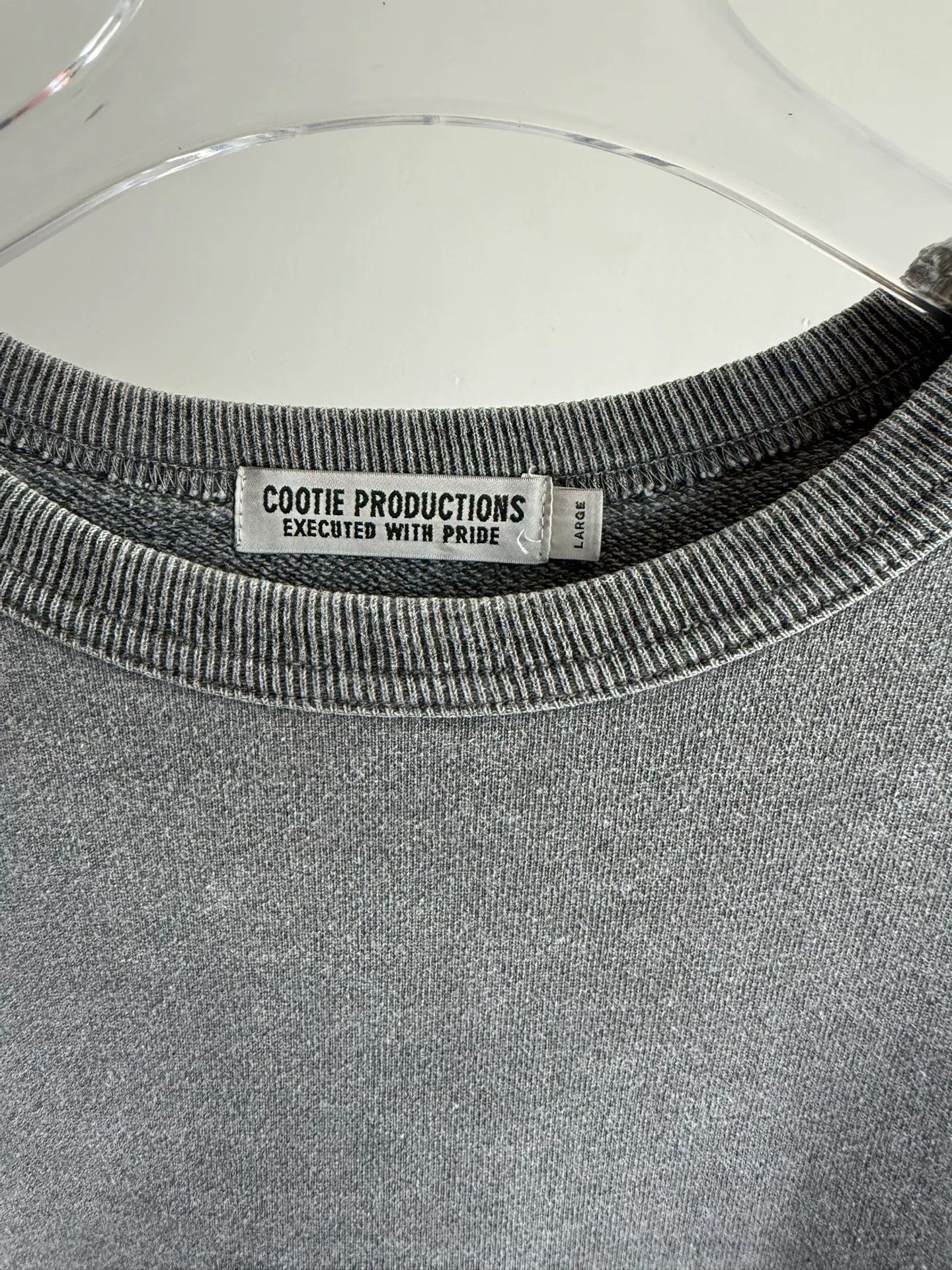 Japanese Brand Cootie Productions Washed Printed Sweatshirt Size US L / EU 52-54 / 3 - 4 Thumbnail