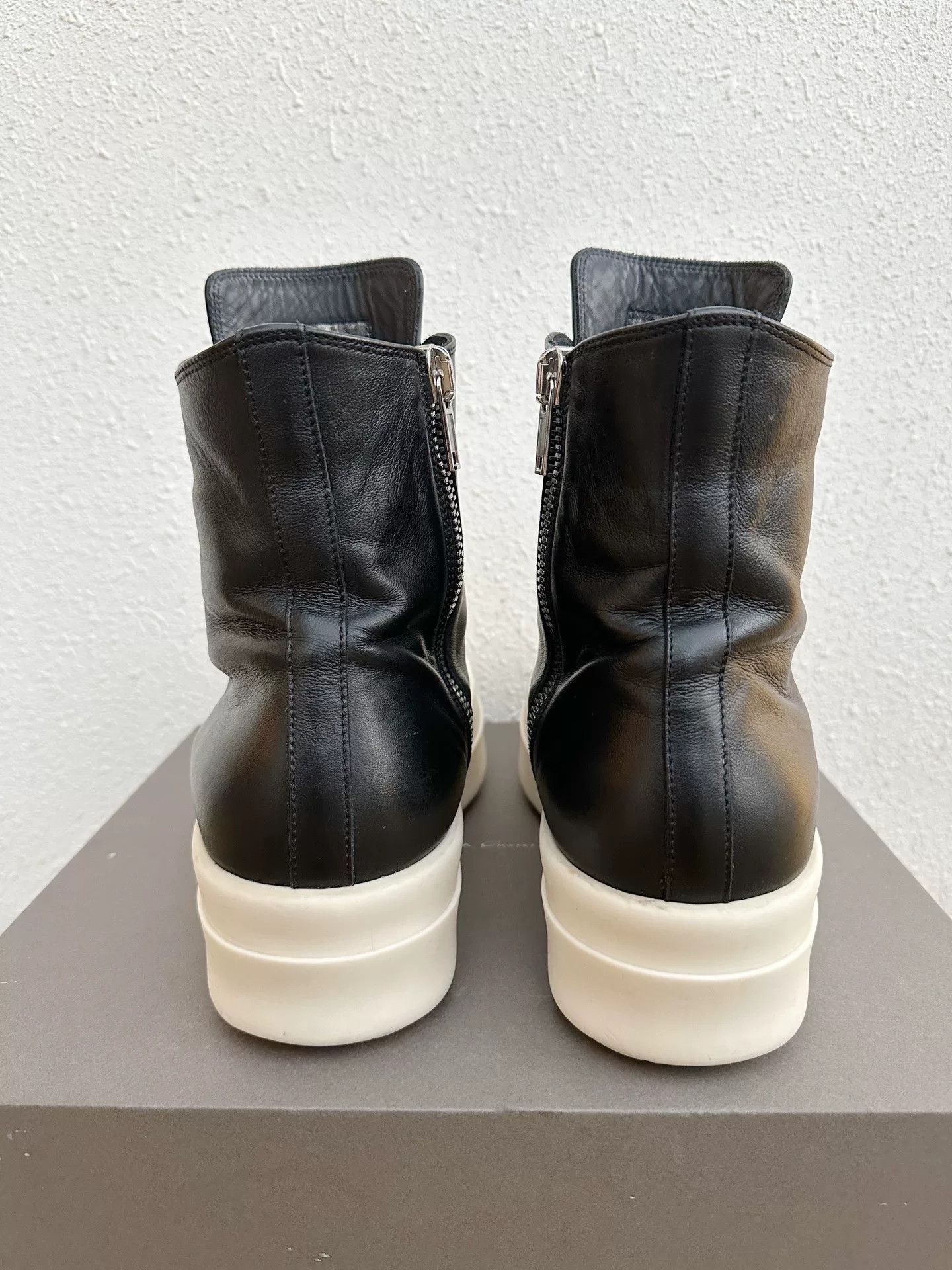 Rick Owens Rick Owens Platform Leather Black White Size US 11 / EU 44 - 6 Thumbnail