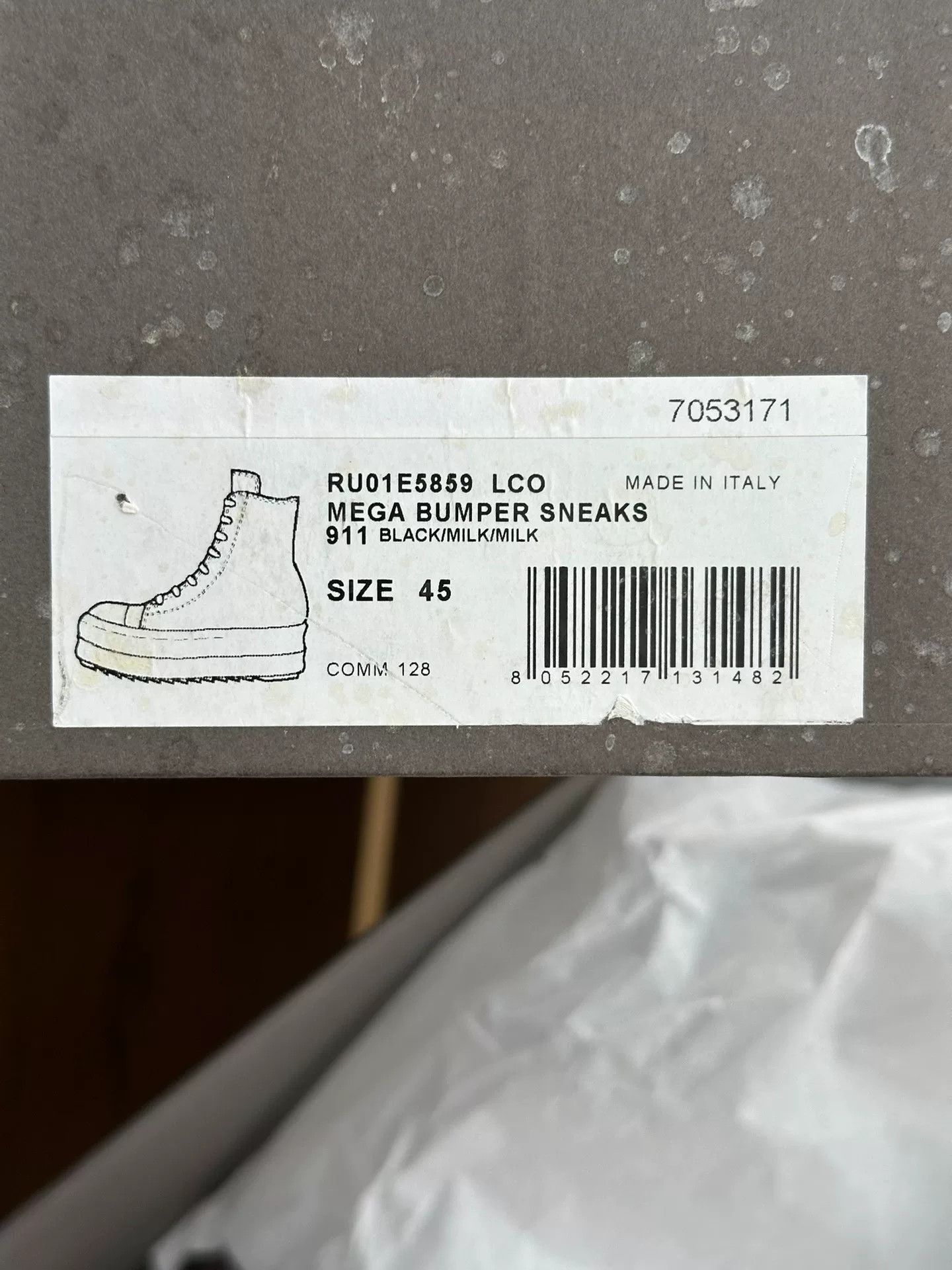 Rick Owens Rick Owens Platform Leather Black White Size US 11 / EU 44 - 9 Thumbnail