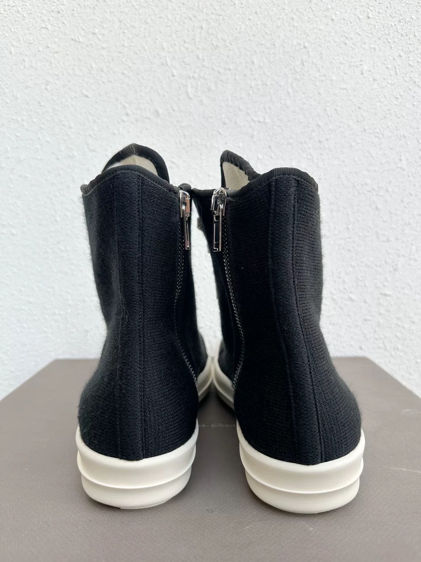 Rick Owens Drkshdw Rick Owens RO High-Top Black White Size US 10 / EU 43 - 6 Thumbnail