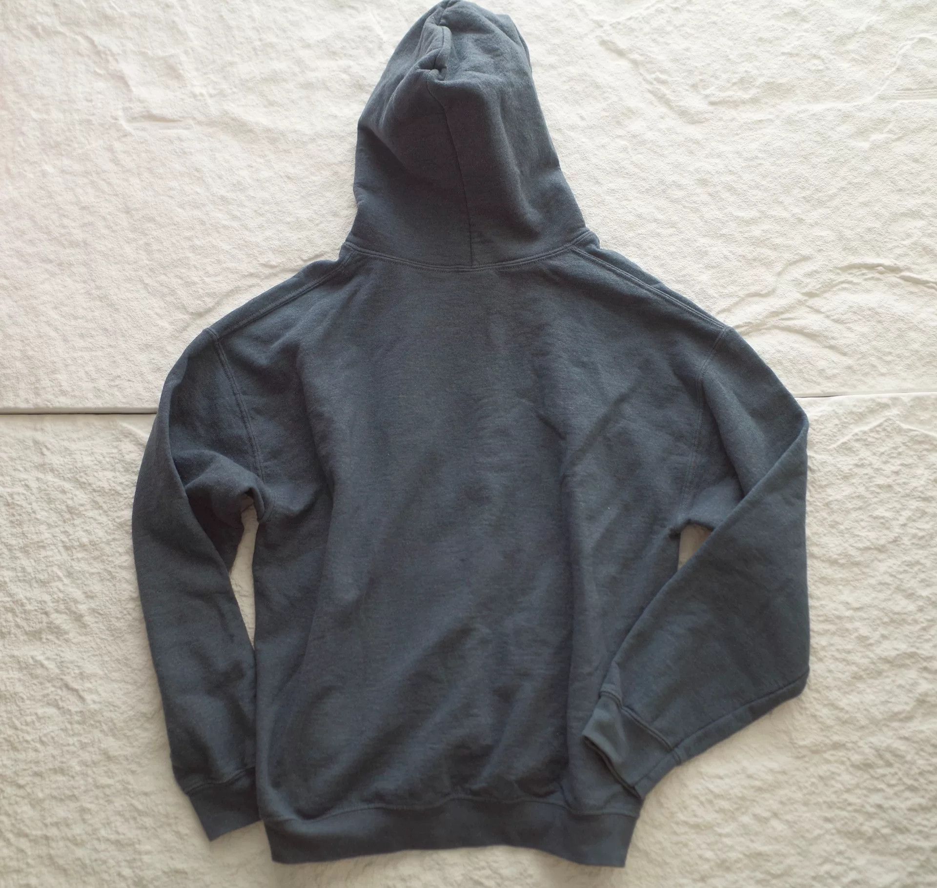 Vintage Vintage Gildan 90s Washed Blue Lightning Hoodie Size US M / EU 48-50 / 2 - 2 Thumbnail