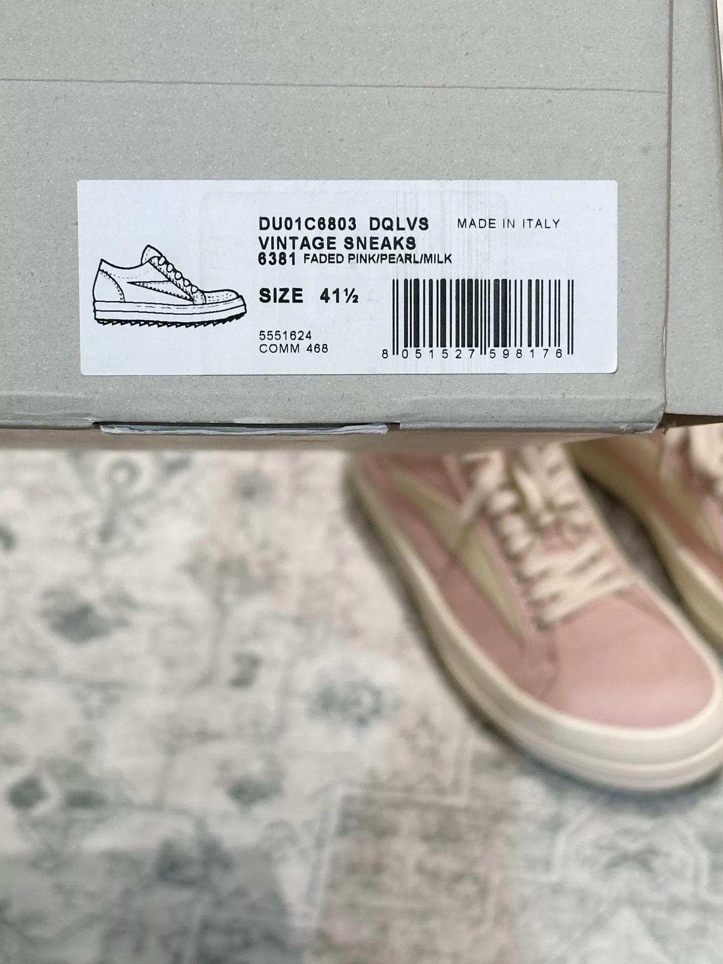 Rick Owens Rick Owens x Vans Canvas Pink Shoes Size US 8.5 / EU 41-42 - 9 Thumbnail