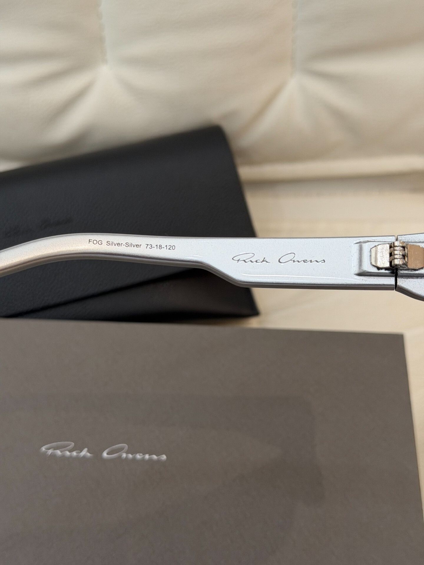 Rick Owens Rick Owens Reflective Runway Sunglasses Size ONE SIZE - 5 Thumbnail