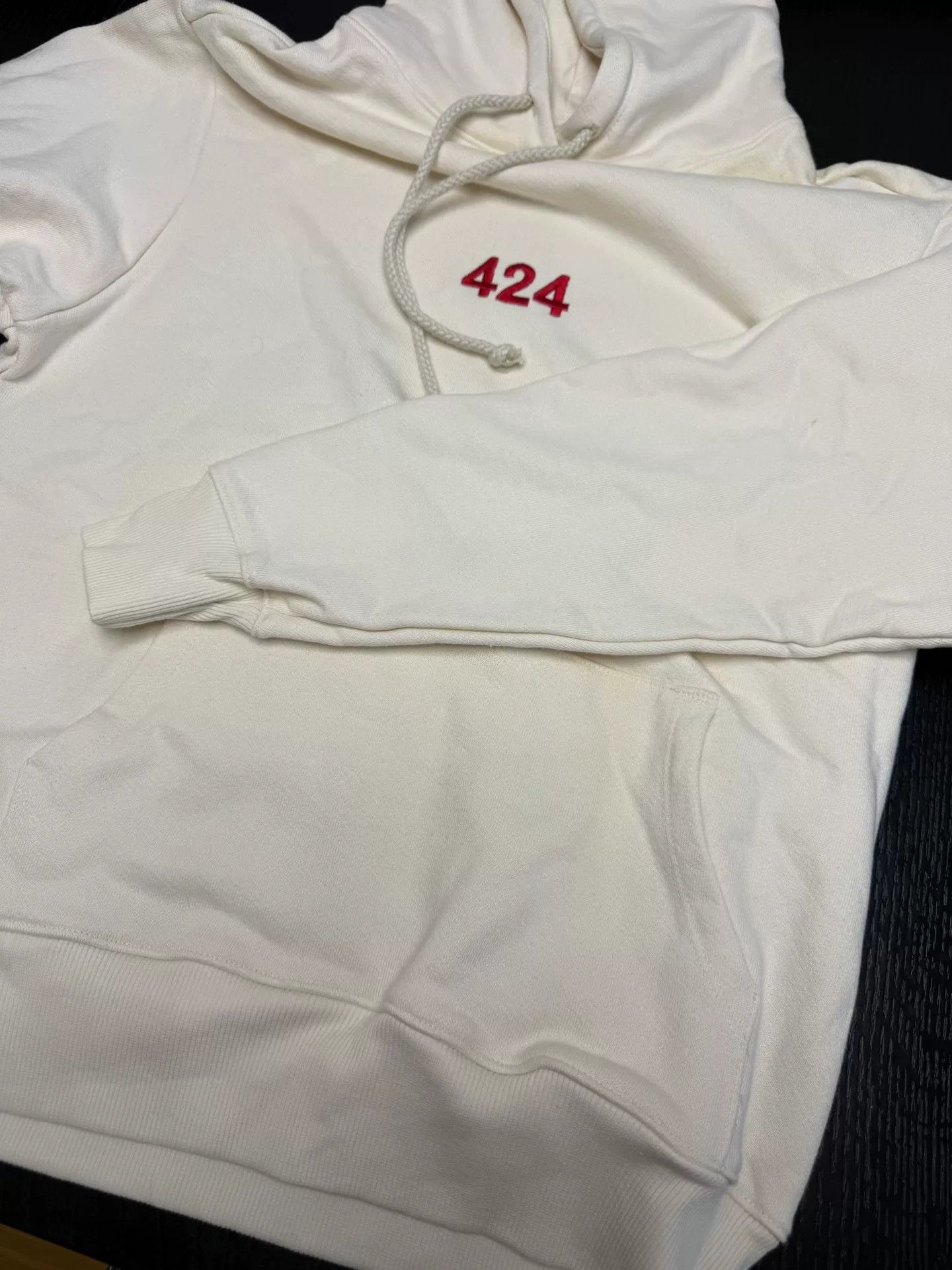 424 424 White Pullover Hoodie M Size US M / EU 48-50 / 2 - 5 Thumbnail