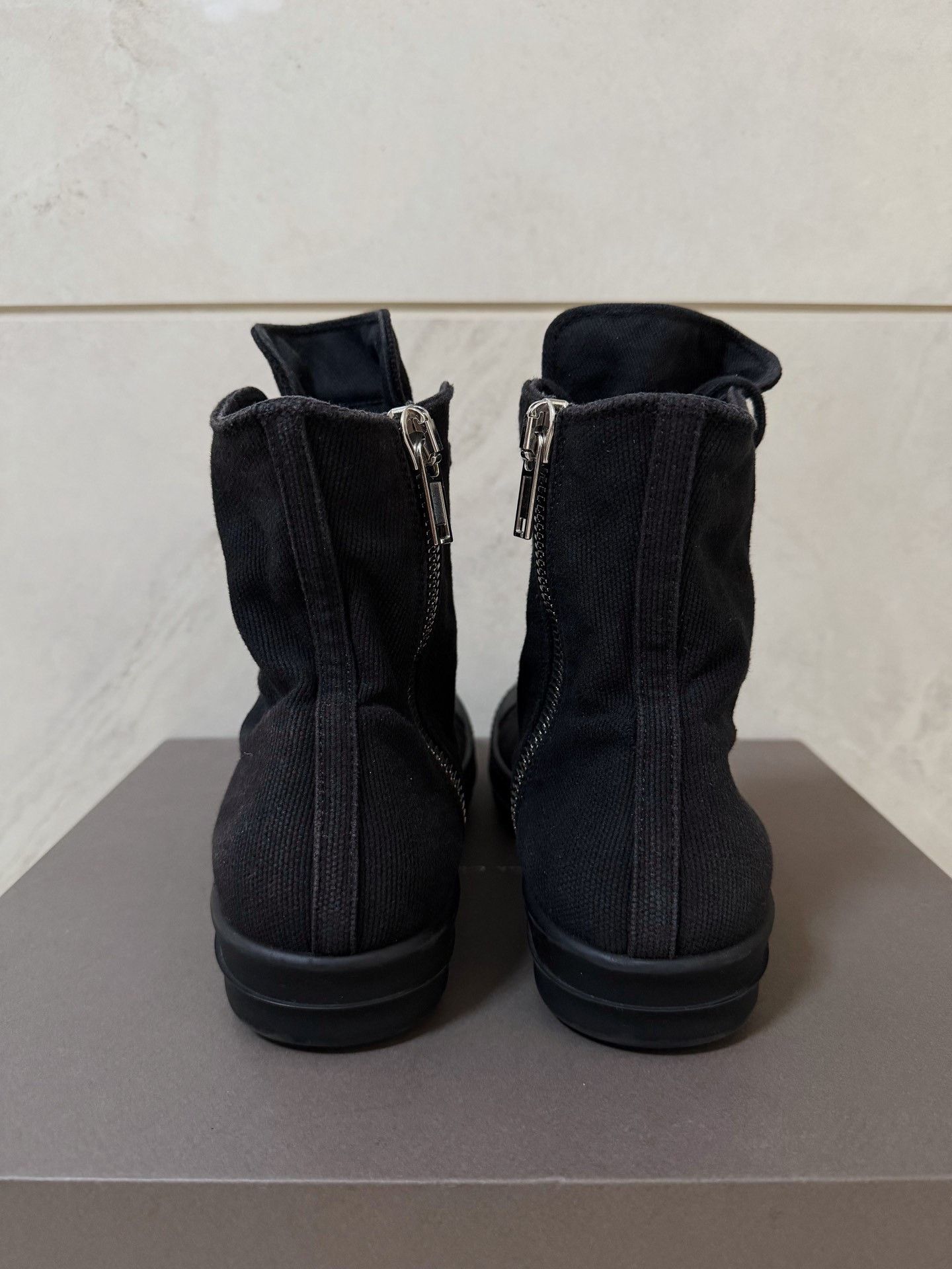 Rick Owens Drkshdw Rick Owens DRKSHDW Canvas High-Top Size US 7.5 / EU 40-41 - 5 Thumbnail