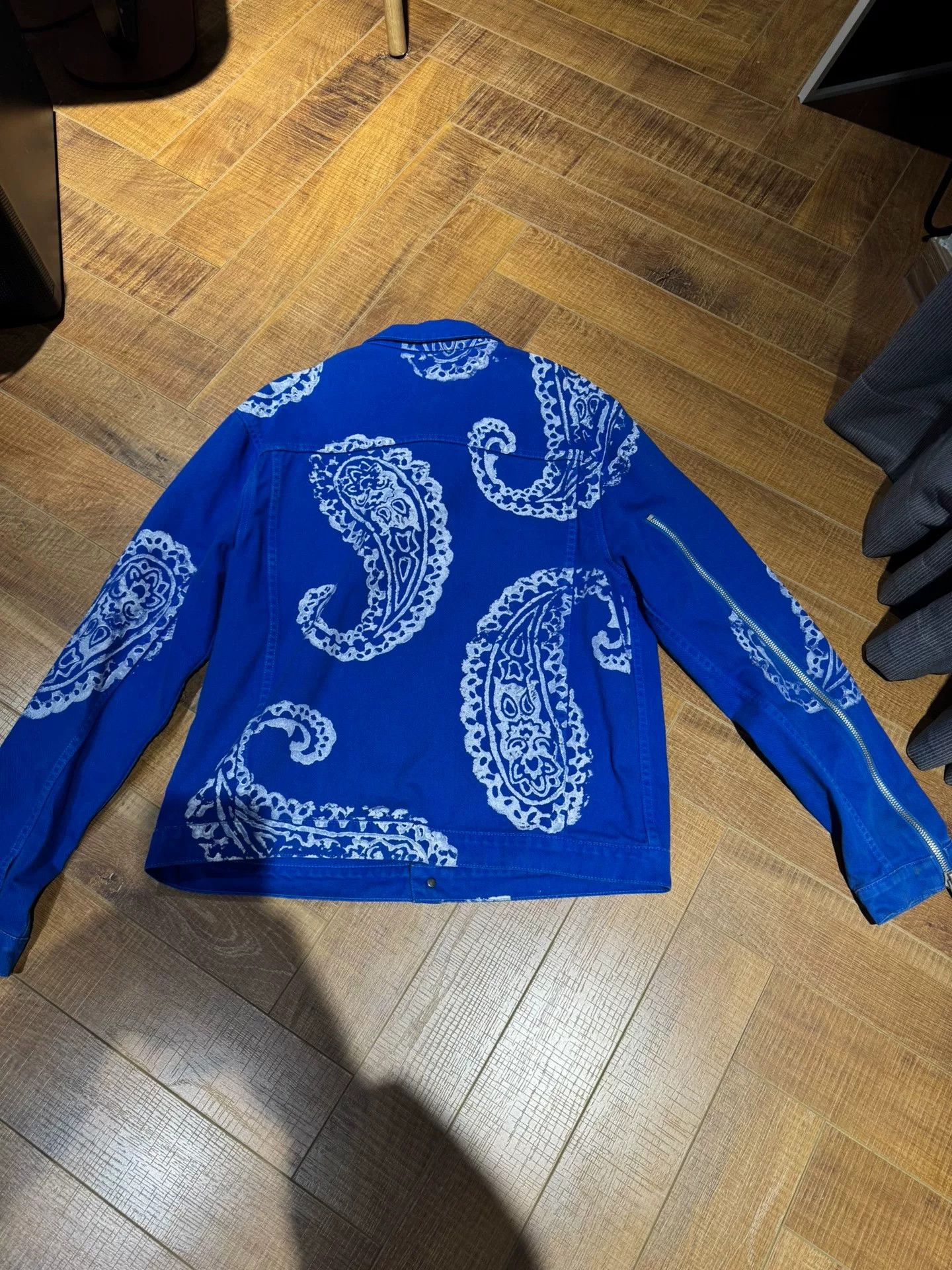 424 424 Bandana Print Denim Jacket Size US L / EU 52-54 / 3 - 2 Thumbnail