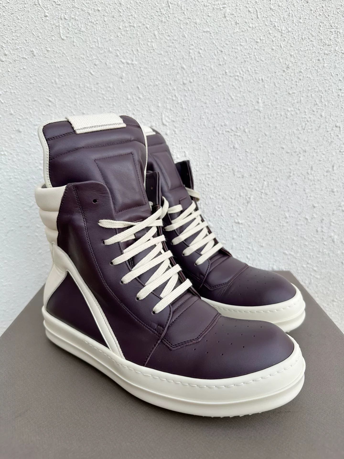 Rick Owens Rick Owens Inverted Triangle Purple White Size US 6 / EU 39 - 3 Thumbnail