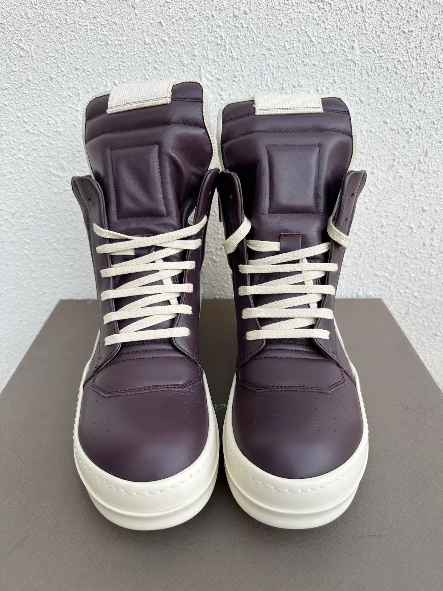 Rick Owens Rick Owens Inverted Triangle Purple White Size US 6 / EU 39 - 2 Thumbnail