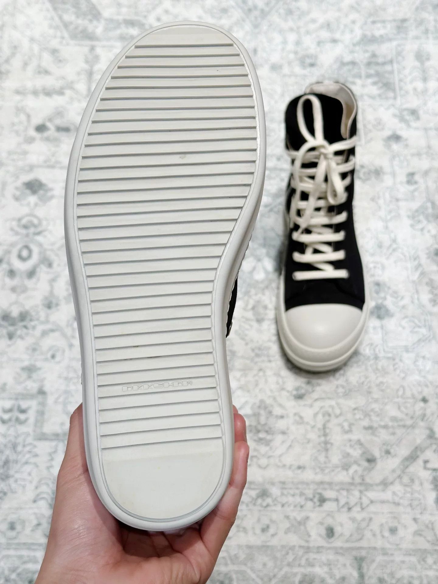 Rick Owens Drkshdw Rick Owens Drkshdw Canvas Sneakers Size US 7.5 / EU 40-41 - 7 Thumbnail
