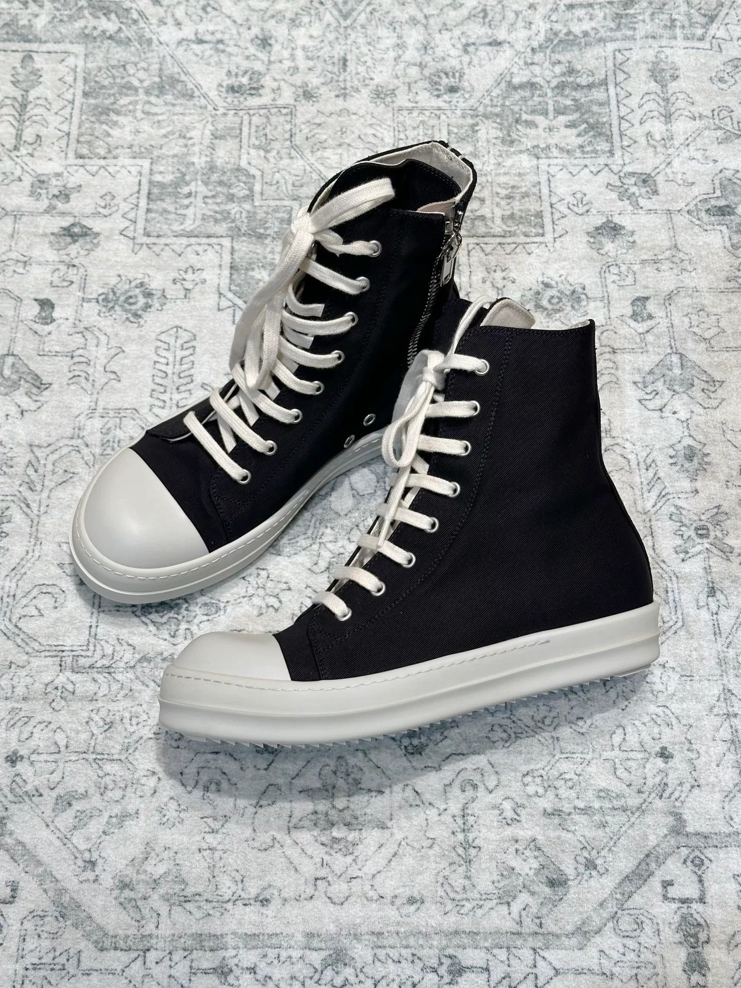 Rick Owens Drkshdw Rick Owens Drkshdw Canvas Sneakers Size US 7.5 / EU 40-41 - 5 Thumbnail