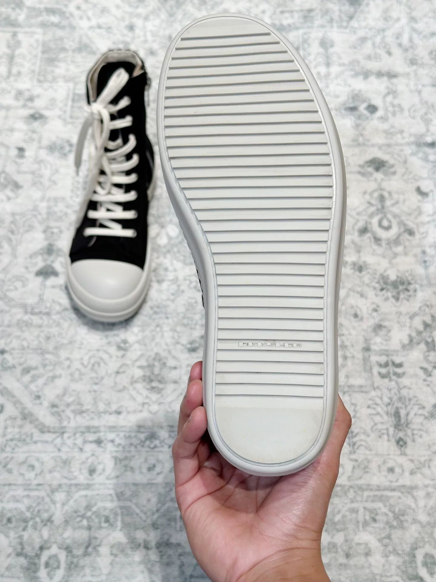 Rick Owens Drkshdw Rick Owens Drkshdw Canvas Sneakers Size US 7.5 / EU 40-41 - 8 Thumbnail