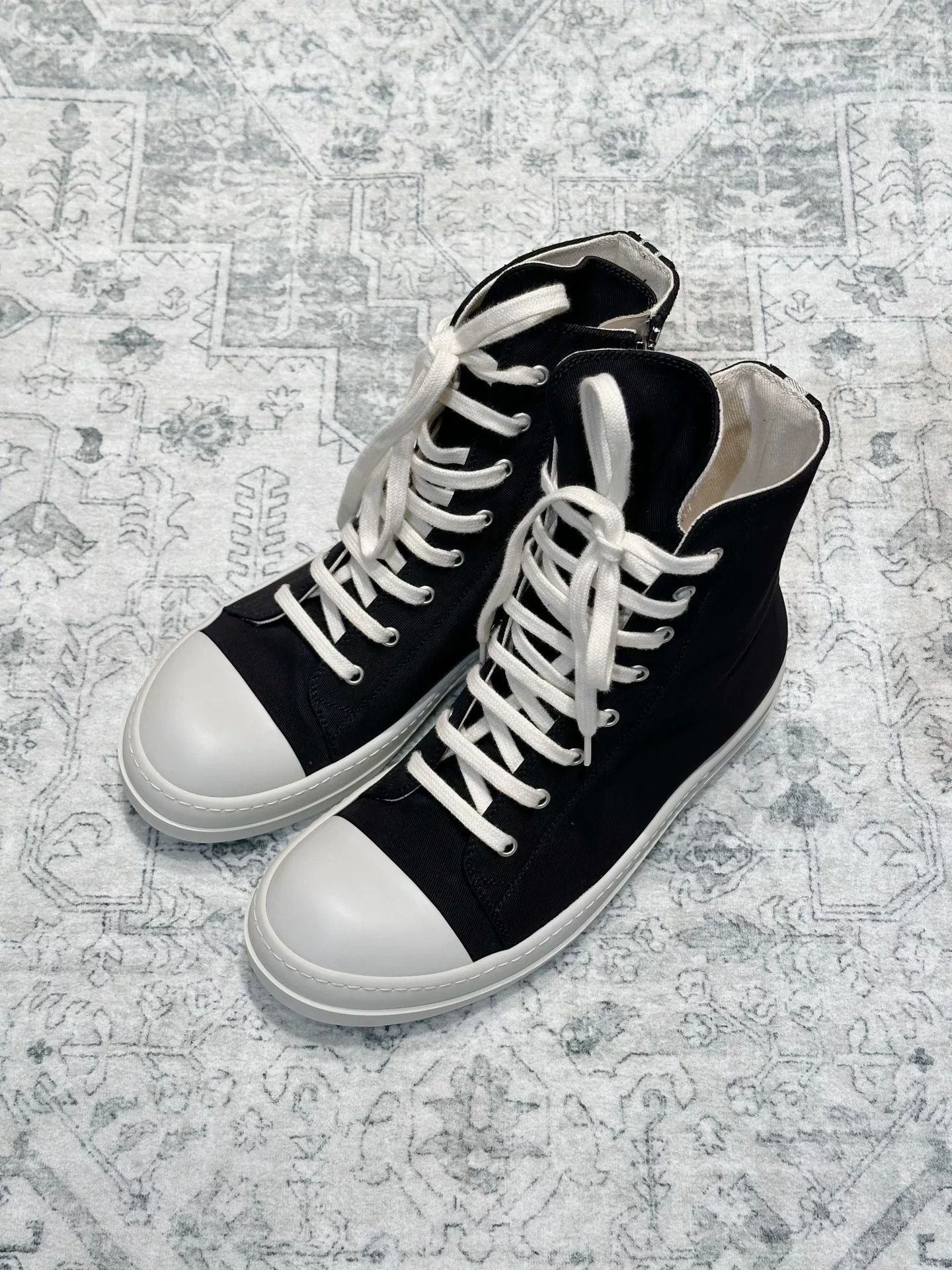 Rick Owens Drkshdw Rick Owens Drkshdw Canvas Sneakers Size US 7.5 / EU 40-41 - 3 Thumbnail