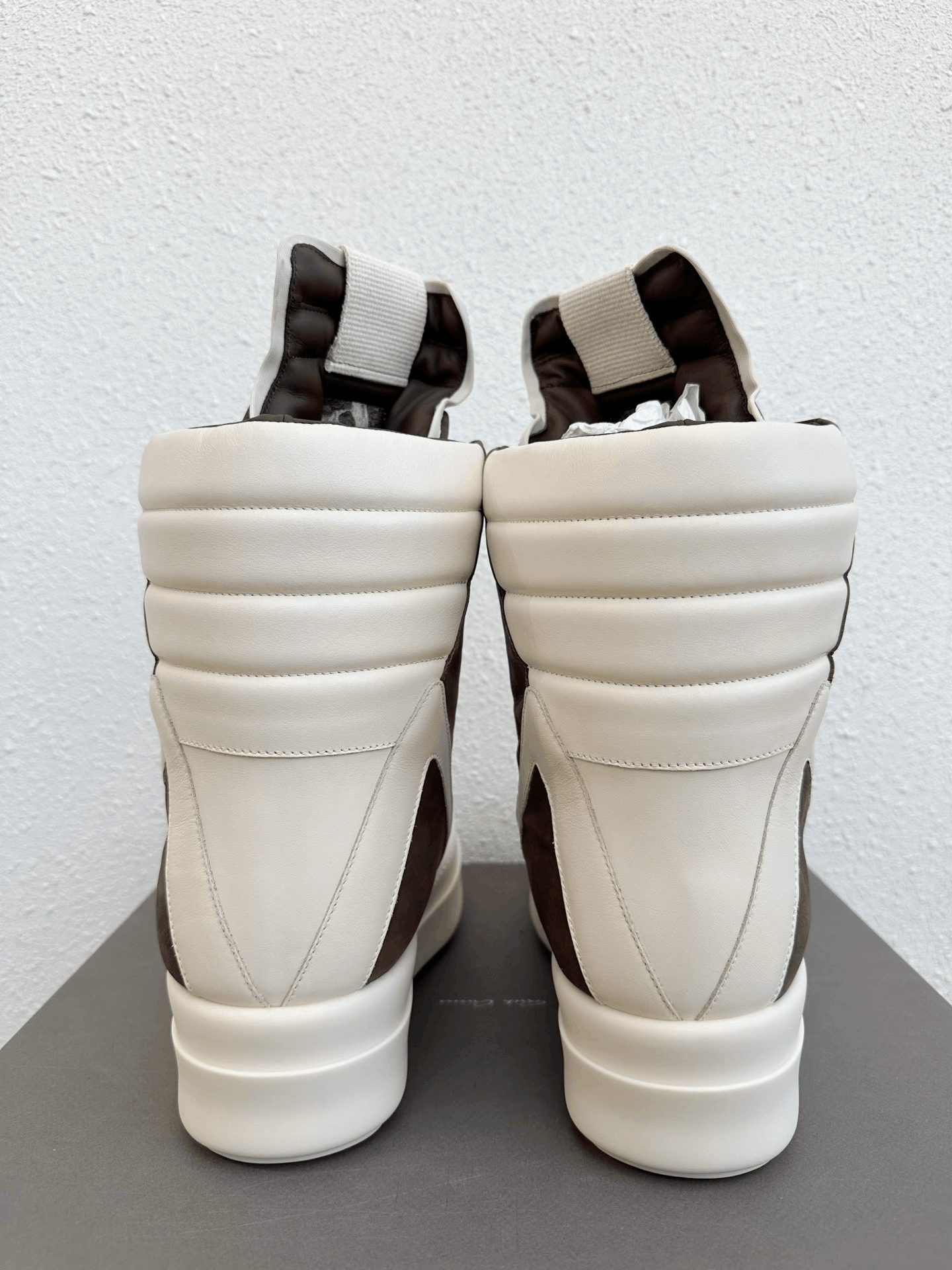 Rick Owens Rick Owens Platform Mega White Brown Size US 9 / EU 42 - 5 Thumbnail