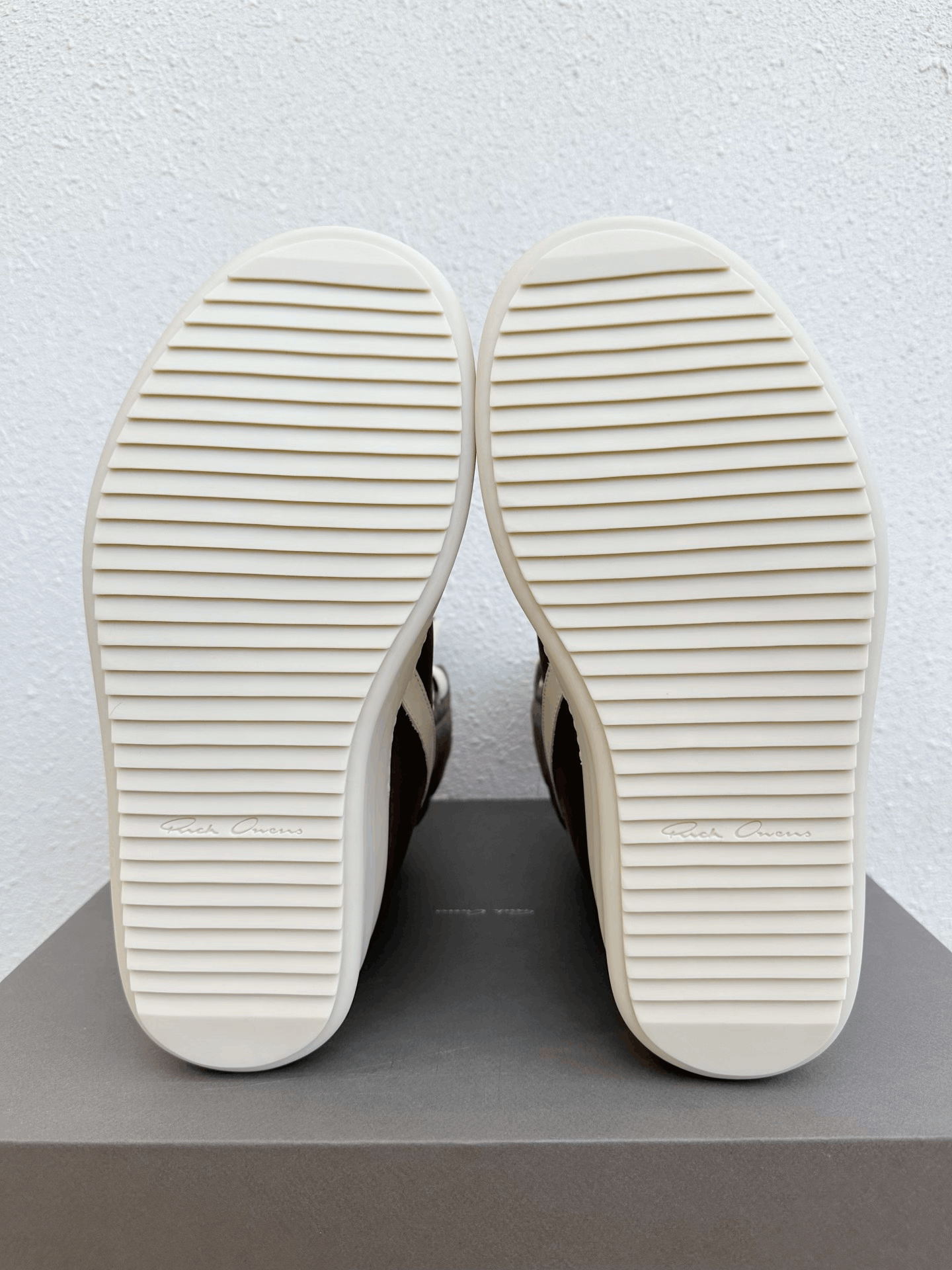 Rick Owens Rick Owens Platform Mega White Brown Size US 9 / EU 42 - 7 Thumbnail