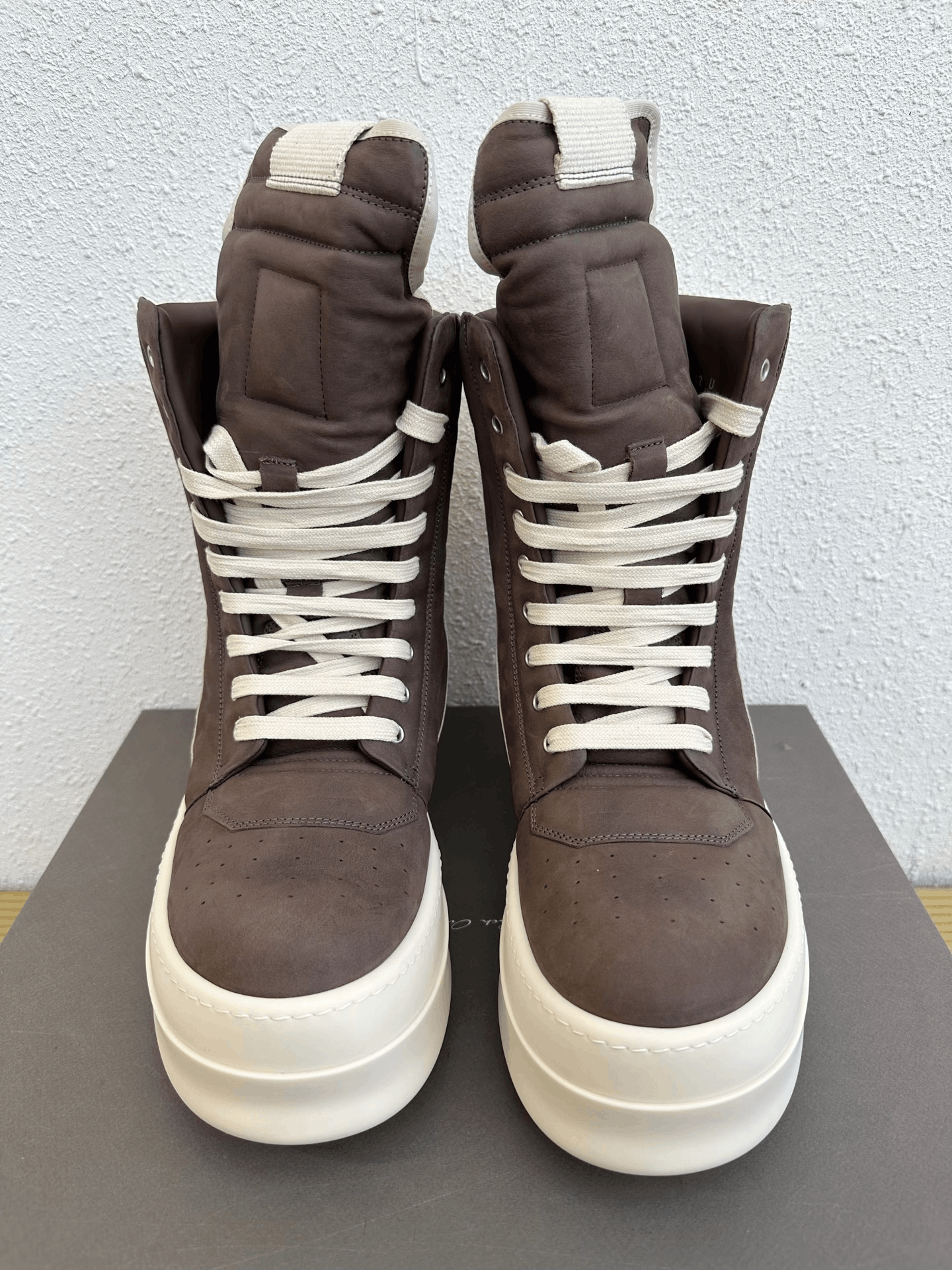Rick Owens Rick Owens Platform Mega White Brown Size US 9 / EU 42 - 3 Thumbnail