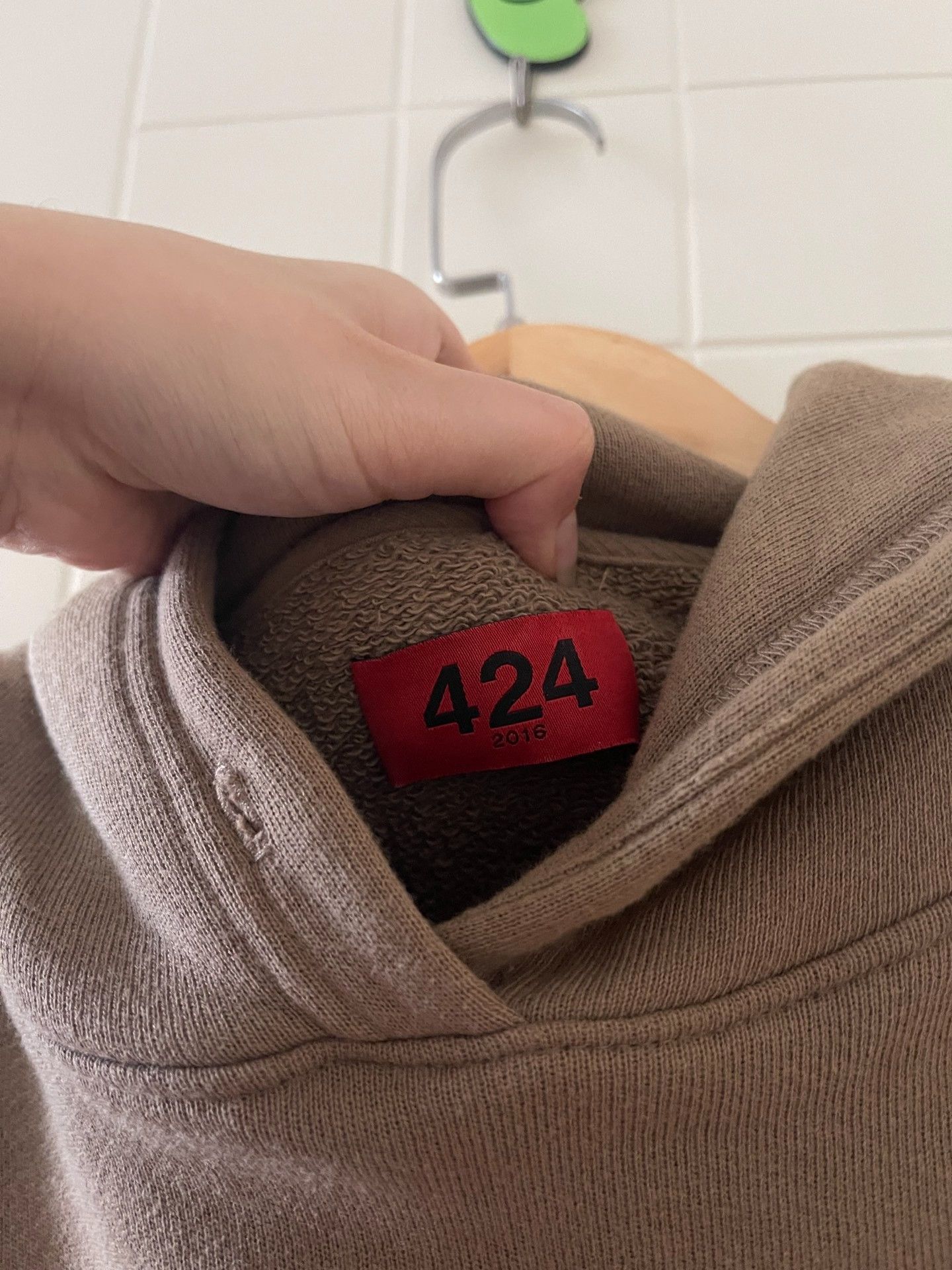 424 Authentic 424 Camel Hoodie Size US L / EU 52-54 / 3 - 3 Thumbnail