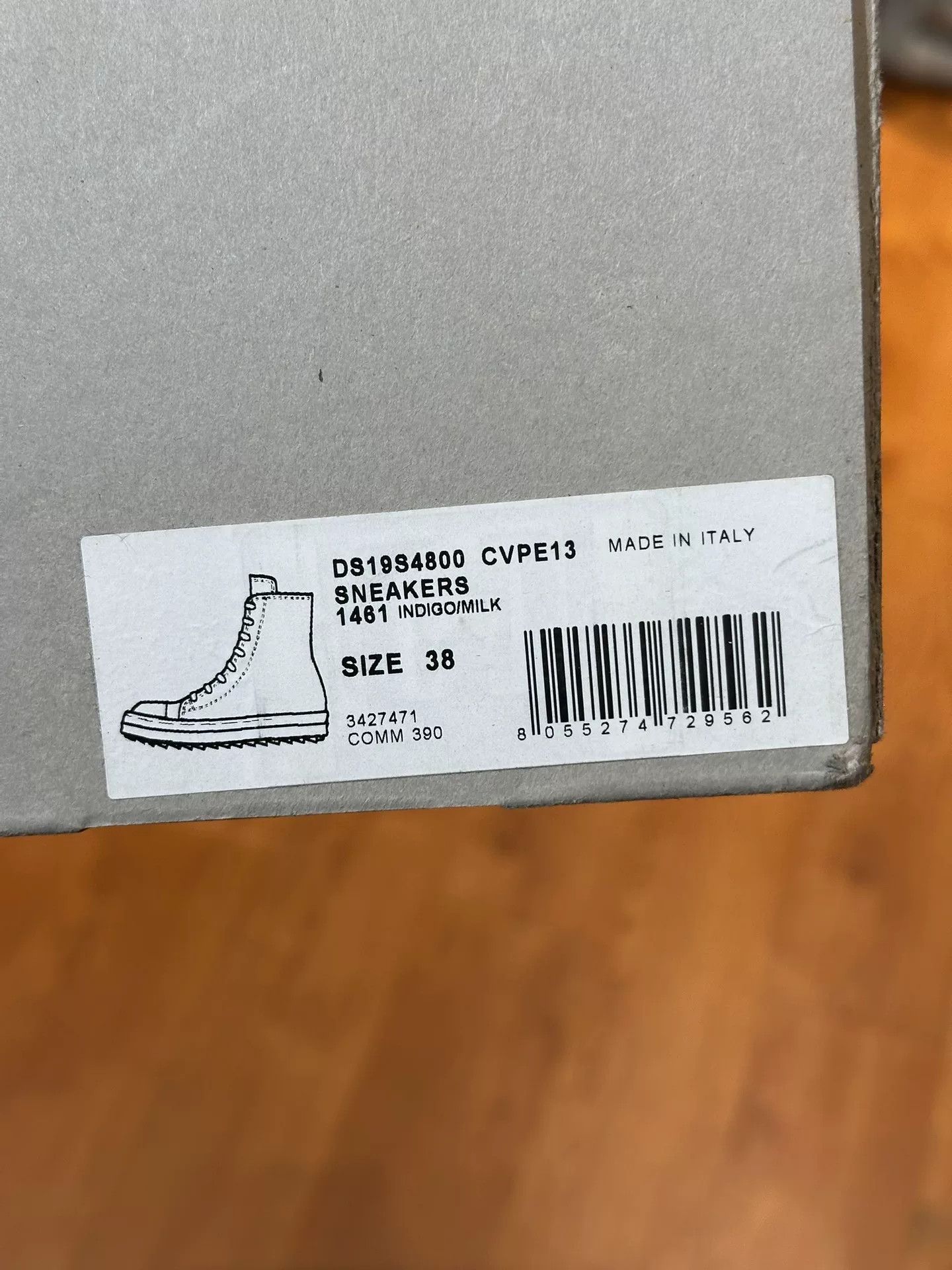 Rick Owens Drkshdw Rick Owens DRKSHDW Canvas High-Top Size US 7 / IT 37 - 9 Thumbnail