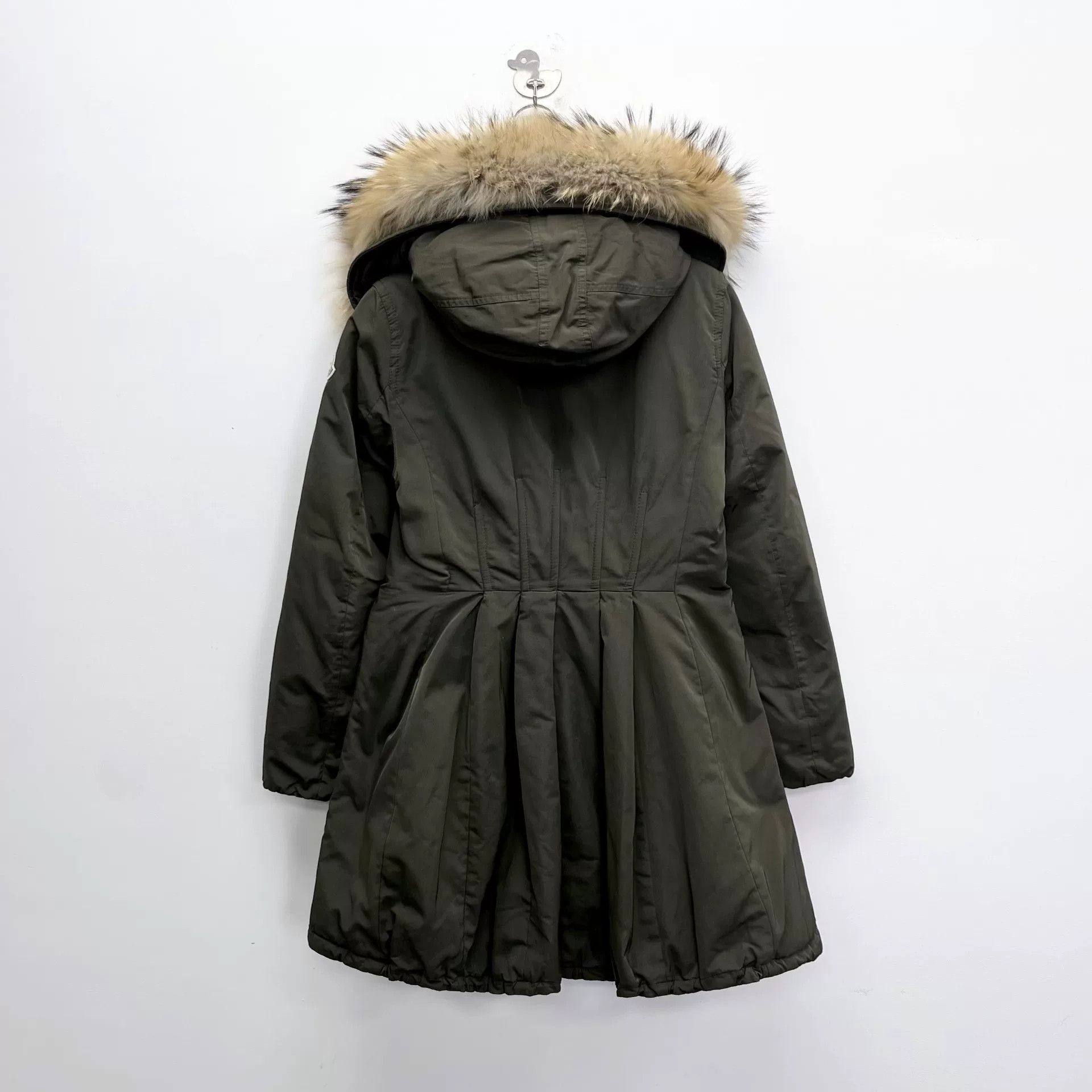 Moncler Moncler Green Fox Fur Collar Down Jacket Size S / US 4 / IT 40 - 2 Thumbnail