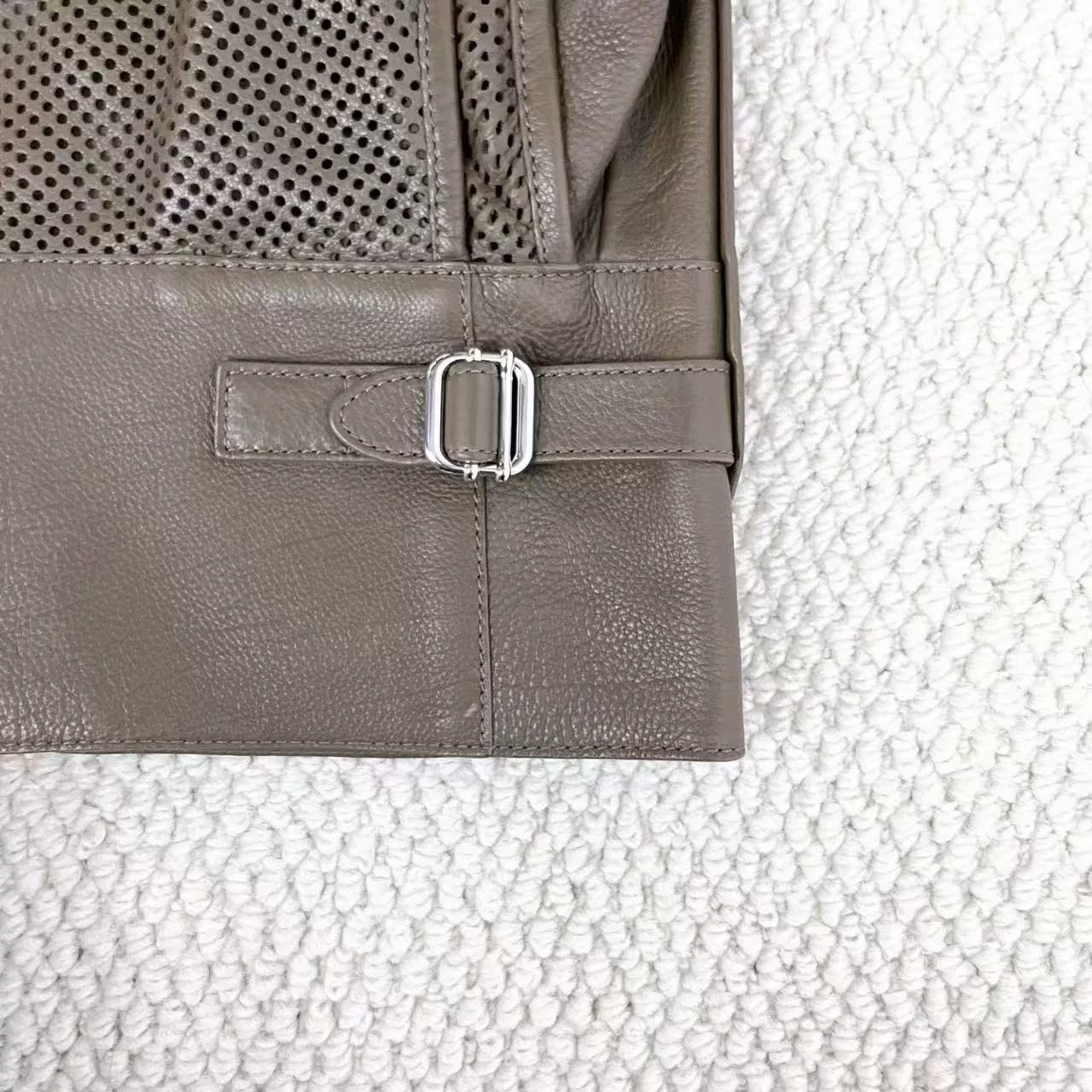 Hermes Hermes Olive Green Leather Jacket Size XXS / US 00 / IT 34 - 4 Thumbnail
