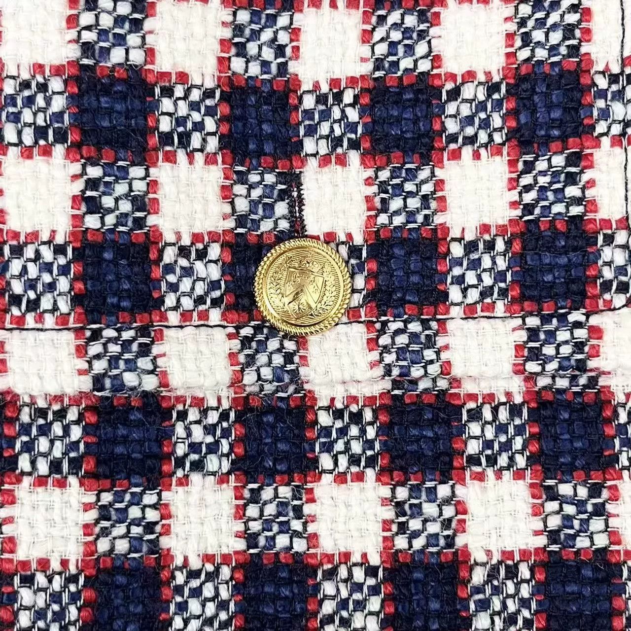 Gucci Gucci Tweed Wheat Crown Gold Buckle Jacket Size XS / US 0-2 / IT 36-38 - 4 Thumbnail