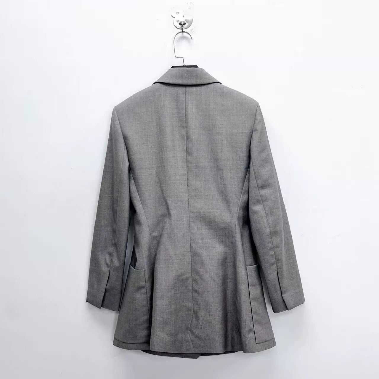 Louis Vuitton Louis Vuitton Runway Gray Double-Breasted Blazer Size XXS / US 00 / IT 34 - 2 Thumbnail