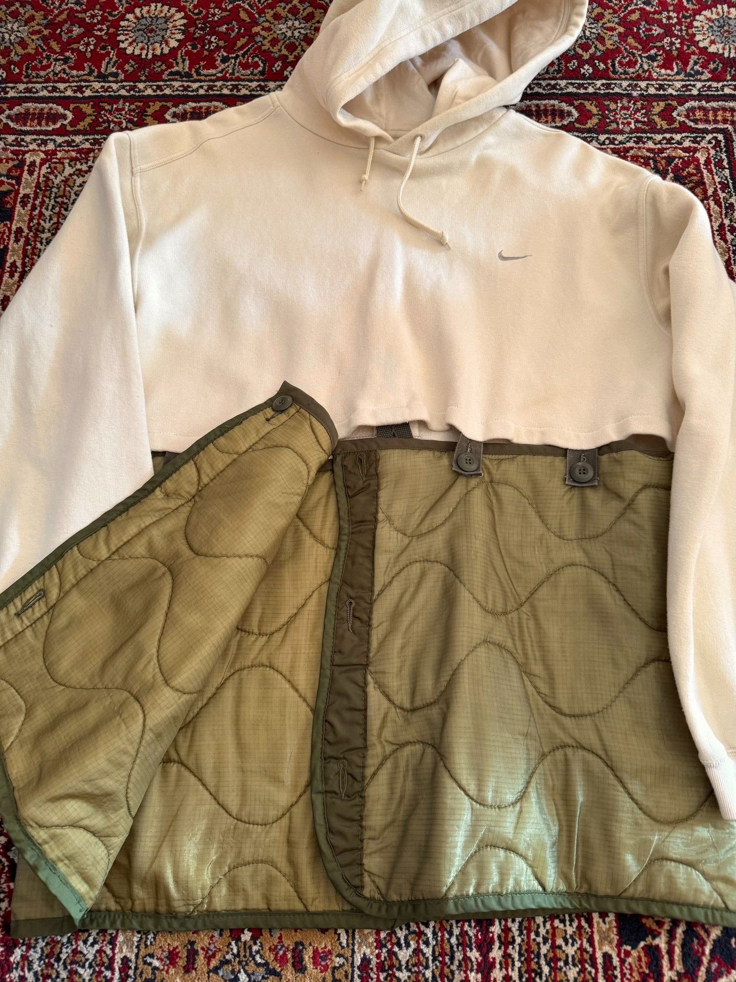 Vintage Megarments Remake Liner Pullover Hoodie Size US M / EU 48-50 / 2 - 2 Thumbnail