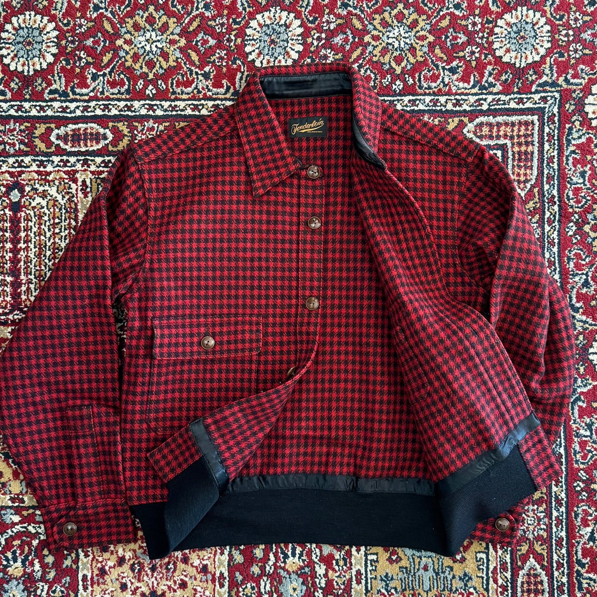 Vintage Wool Houndstooth Lumberjack Jacket Size US S / EU 44-46 / 1 - 3 Thumbnail