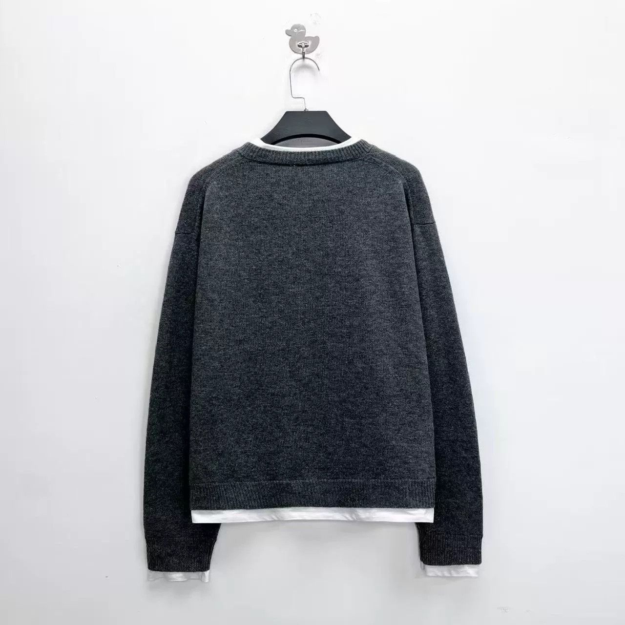 Miu Miu Miu Miu SS25 Embroidered Logo Layered Knit Size L / US 10 / IT 46 - 2 Thumbnail
