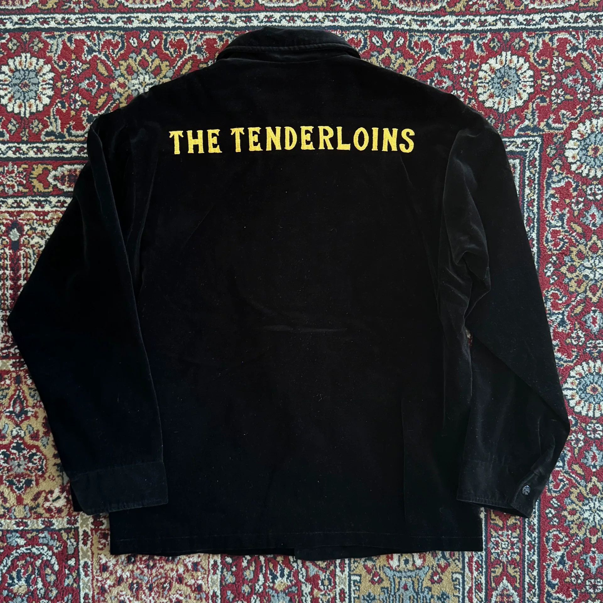 Tenderloin Tenderloin Black Velvet Coach Jacket Size US S / EU 44-46 / 1 - 4 Thumbnail