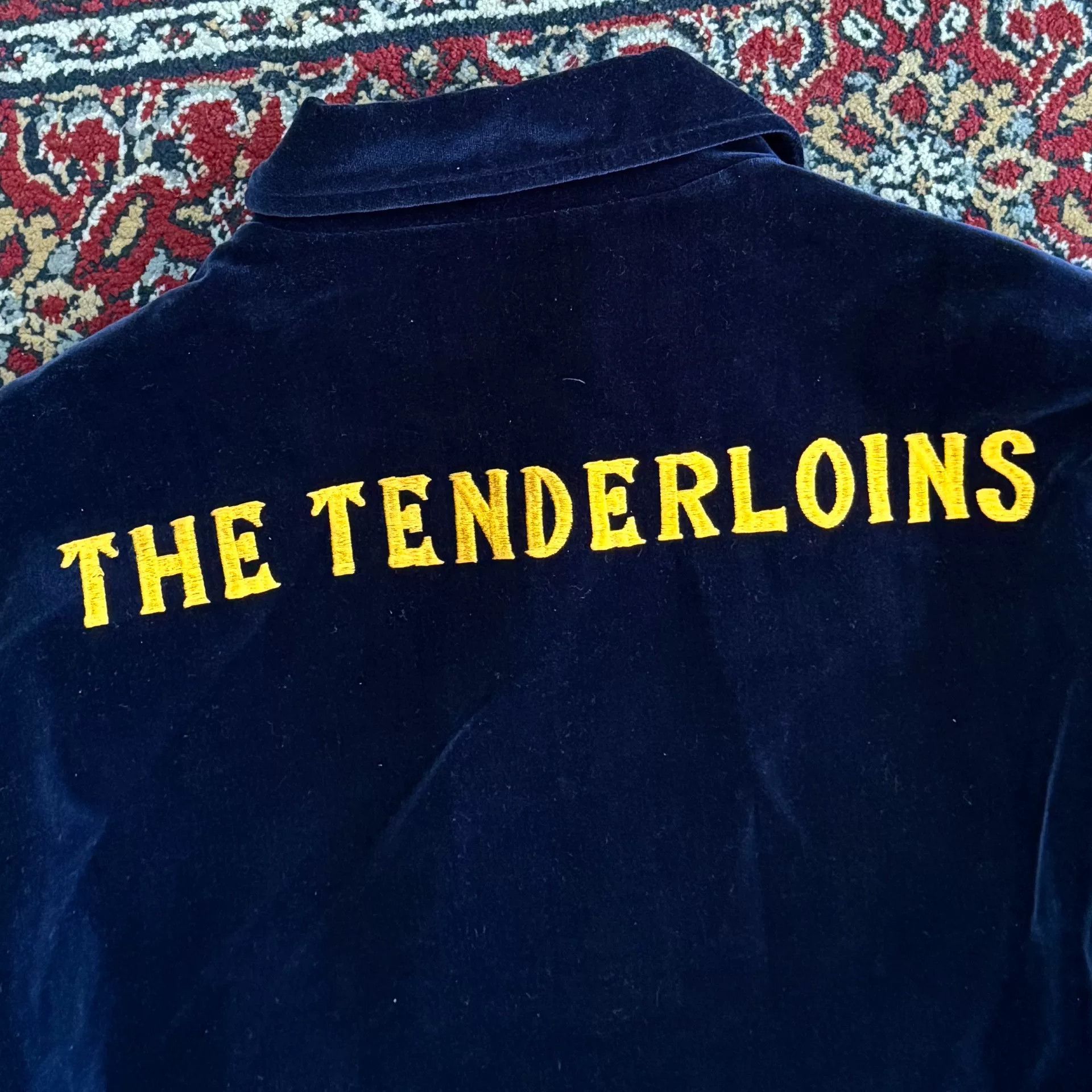 Tenderloin Tenderloin Navy Blue Velvet Coach Jacket Size US S / EU 44-46 / 1 - 5 Thumbnail