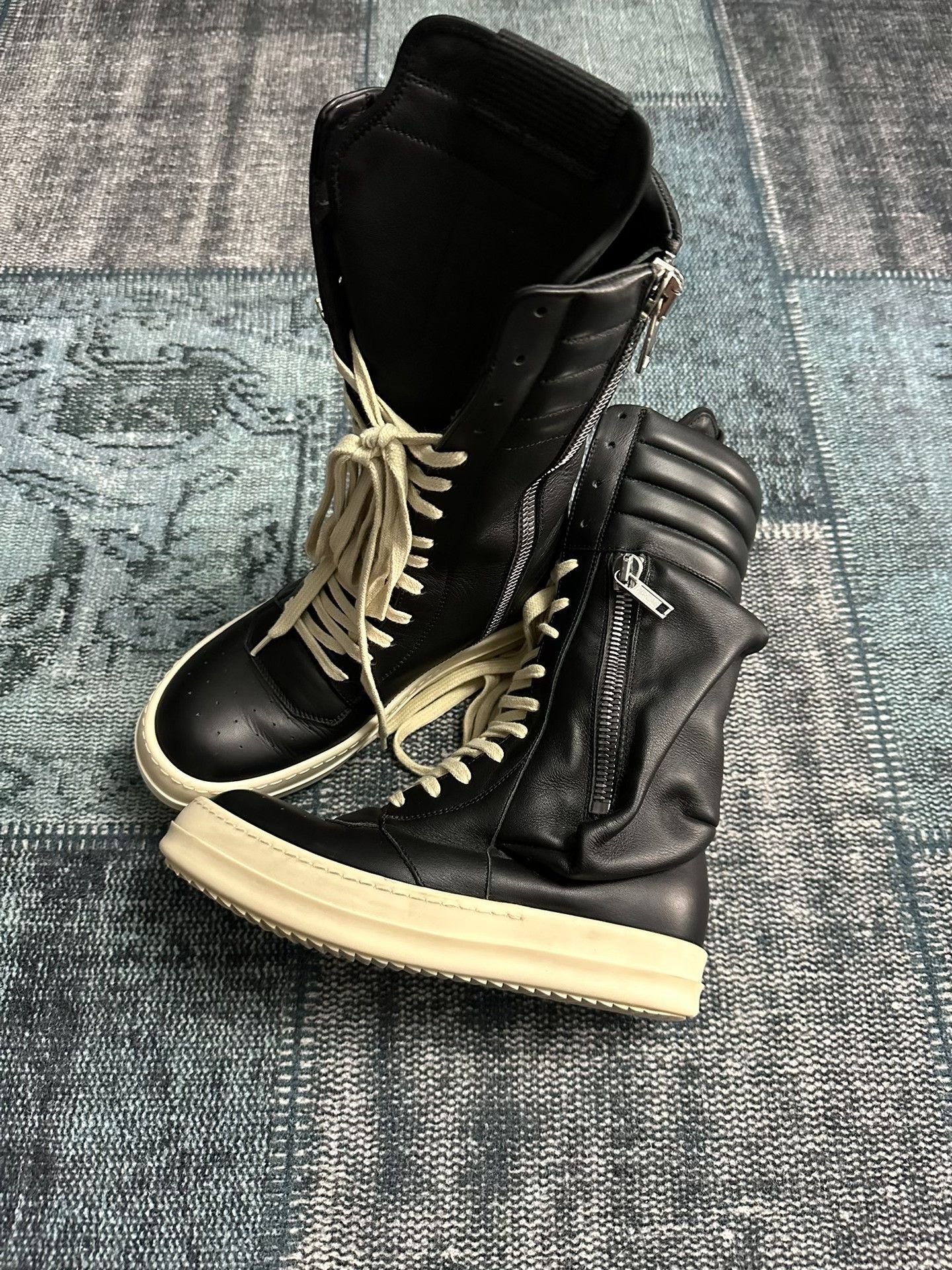 Rick Owens Rick Owens Cargo High-Top Boots Size US 5 / IT 35 - 3 Thumbnail