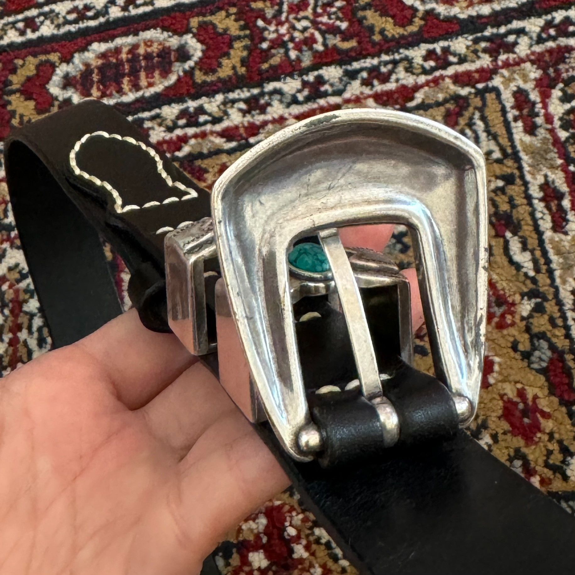 Vintage Vintage Turquoise American Western Belt Size ONE SIZE - 5 Thumbnail