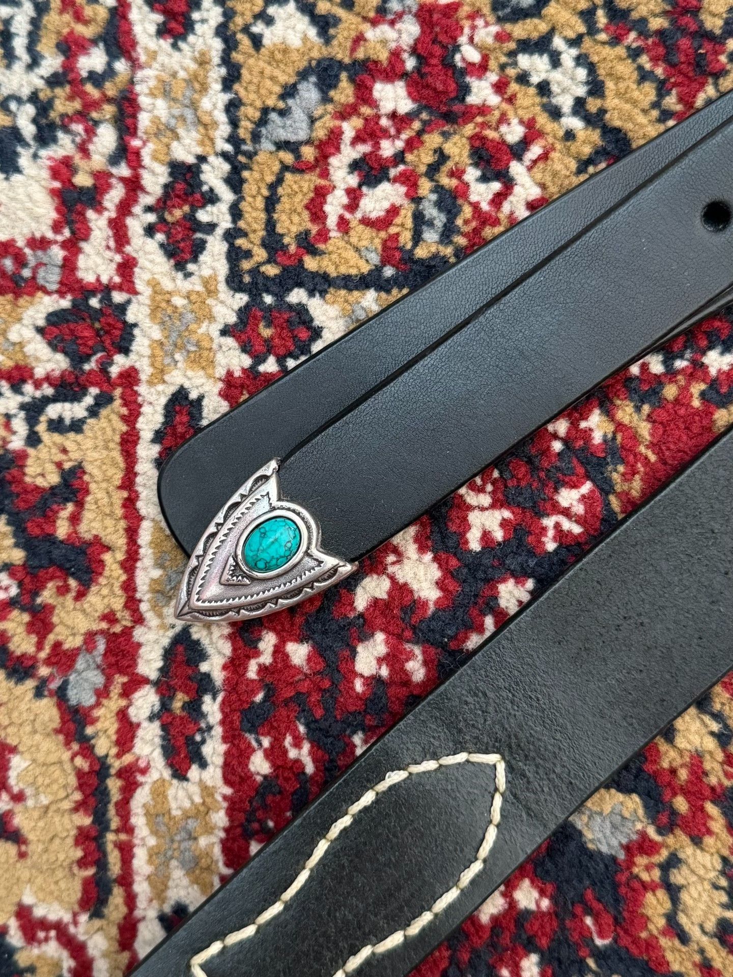 Vintage Vintage Turquoise American Western Belt Size ONE SIZE - 7 Thumbnail