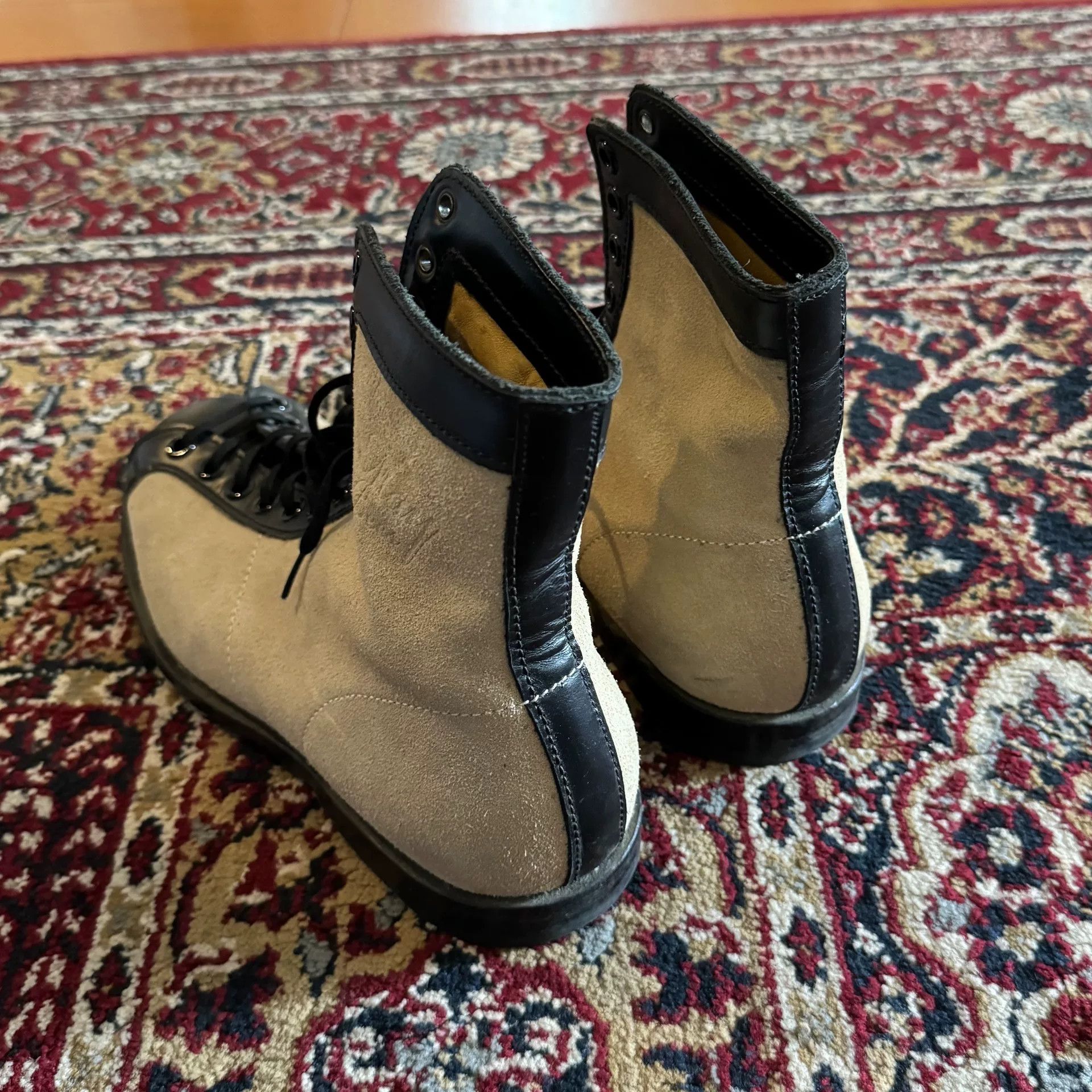 Vintage Goodyear Suede Retro Motorcycle Boots Size US 6 / IT 36 - 6 Thumbnail