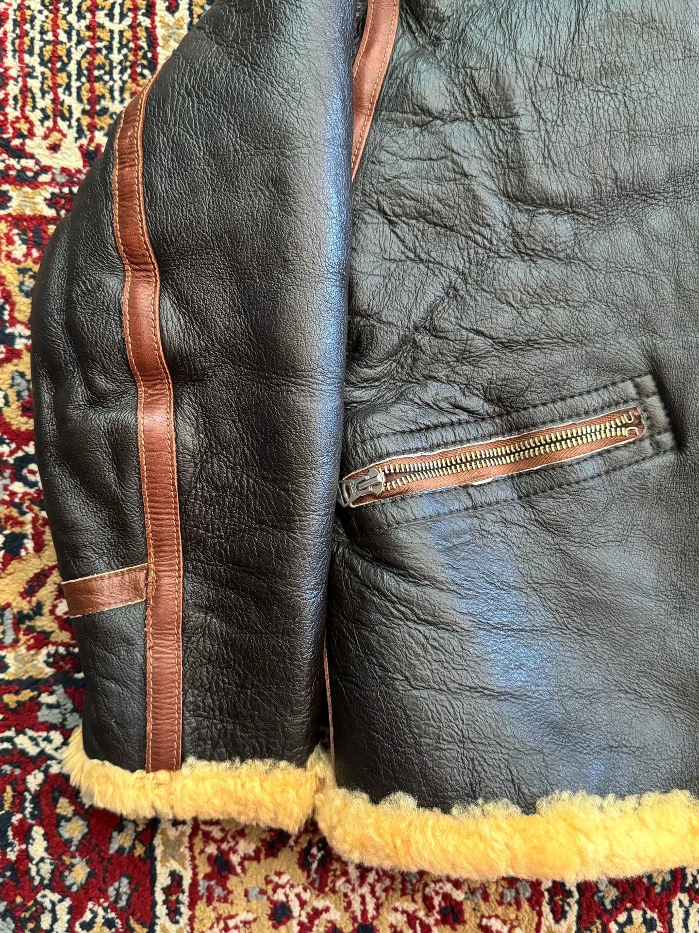 Vintage Vintage Japanese D-1 Shearling Jacket Size US XS / EU 42 / 0 - 4 Thumbnail