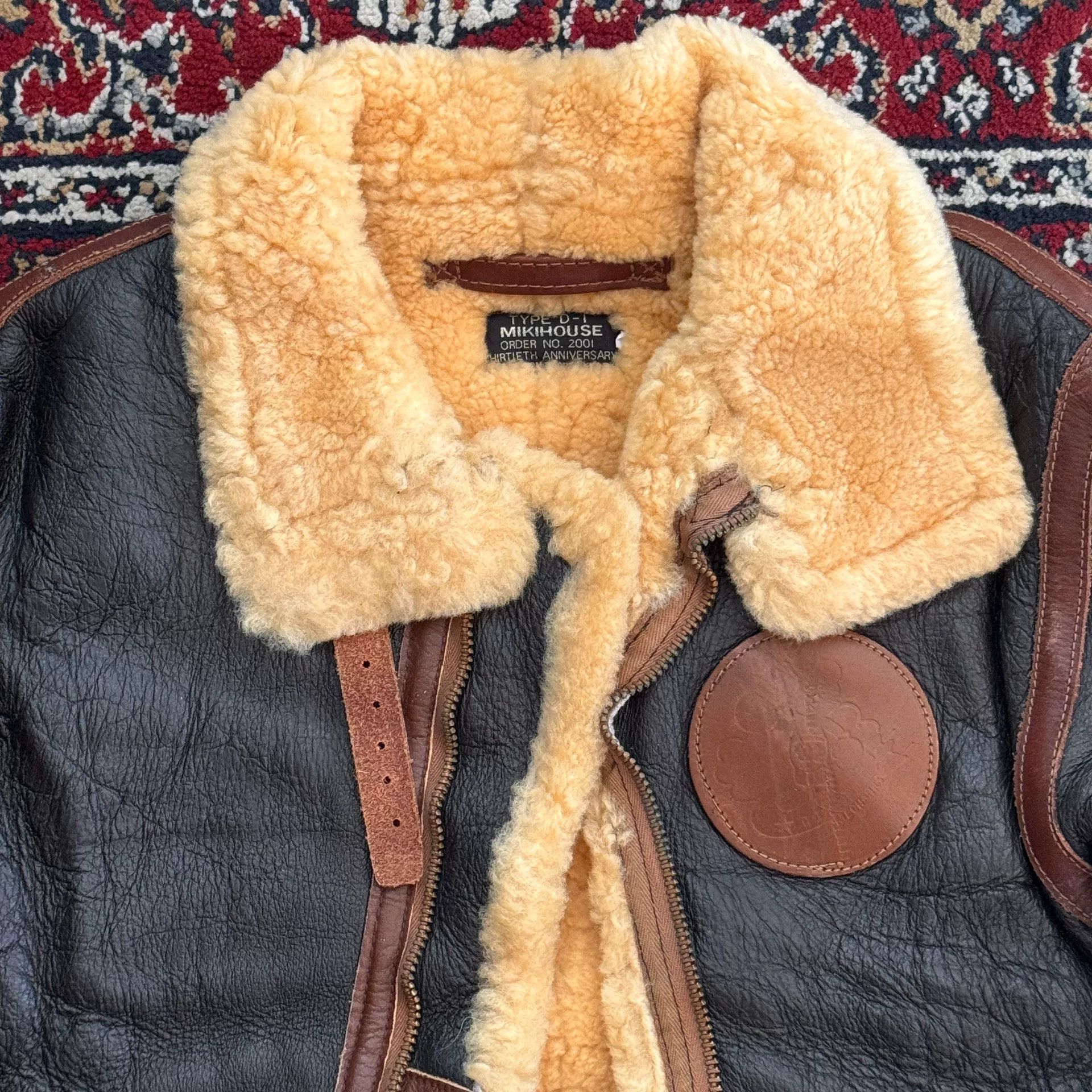Vintage Vintage Japanese D-1 Shearling Jacket Size US XS / EU 42 / 0 - 2 Thumbnail