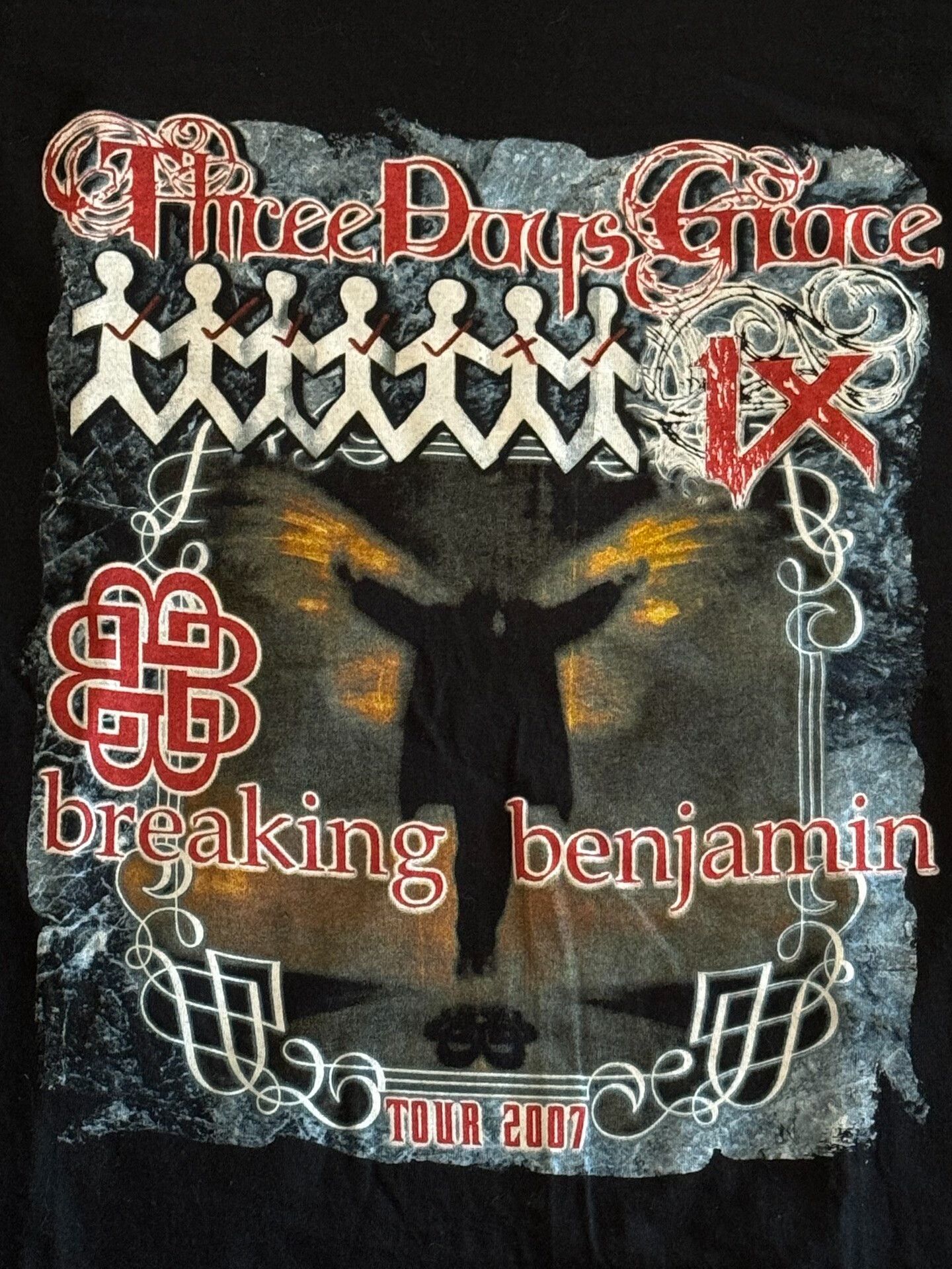 Vintage Vintage Three Days Grace Tee Size US XL / EU 56 / 4 - 2 Thumbnail