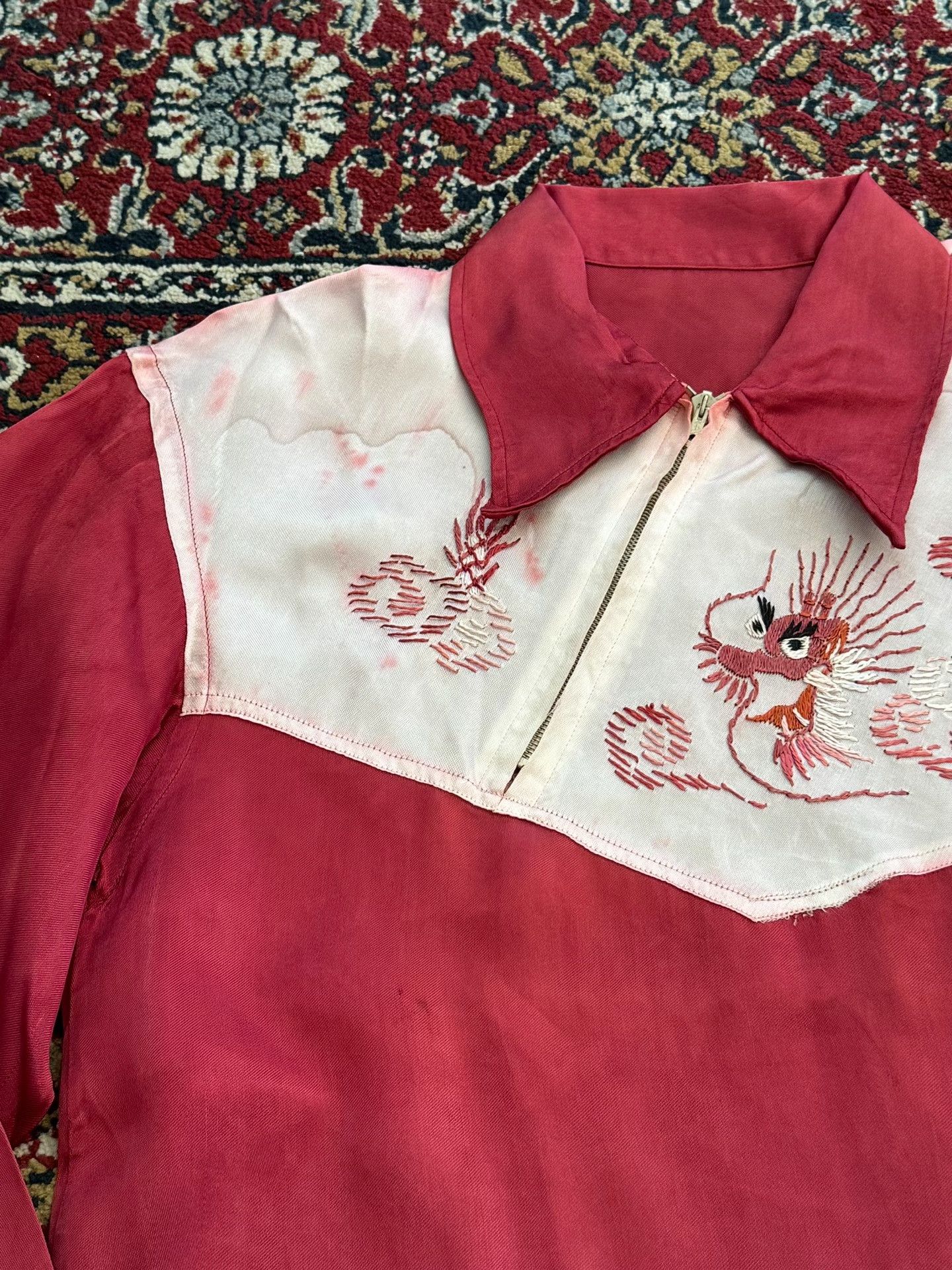 Vintage Vintage 40-50s Western Embroidered Shirt Size US S / EU 44-46 / 1 - 4 Thumbnail