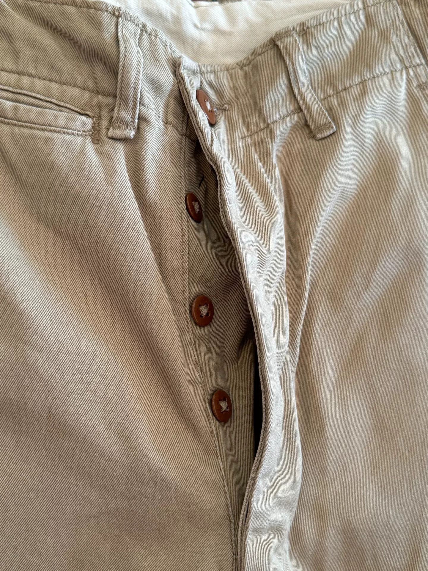 Vintage Vintage 50s US Army Chino Pants Size US 26 / EU 42 - 3 Thumbnail