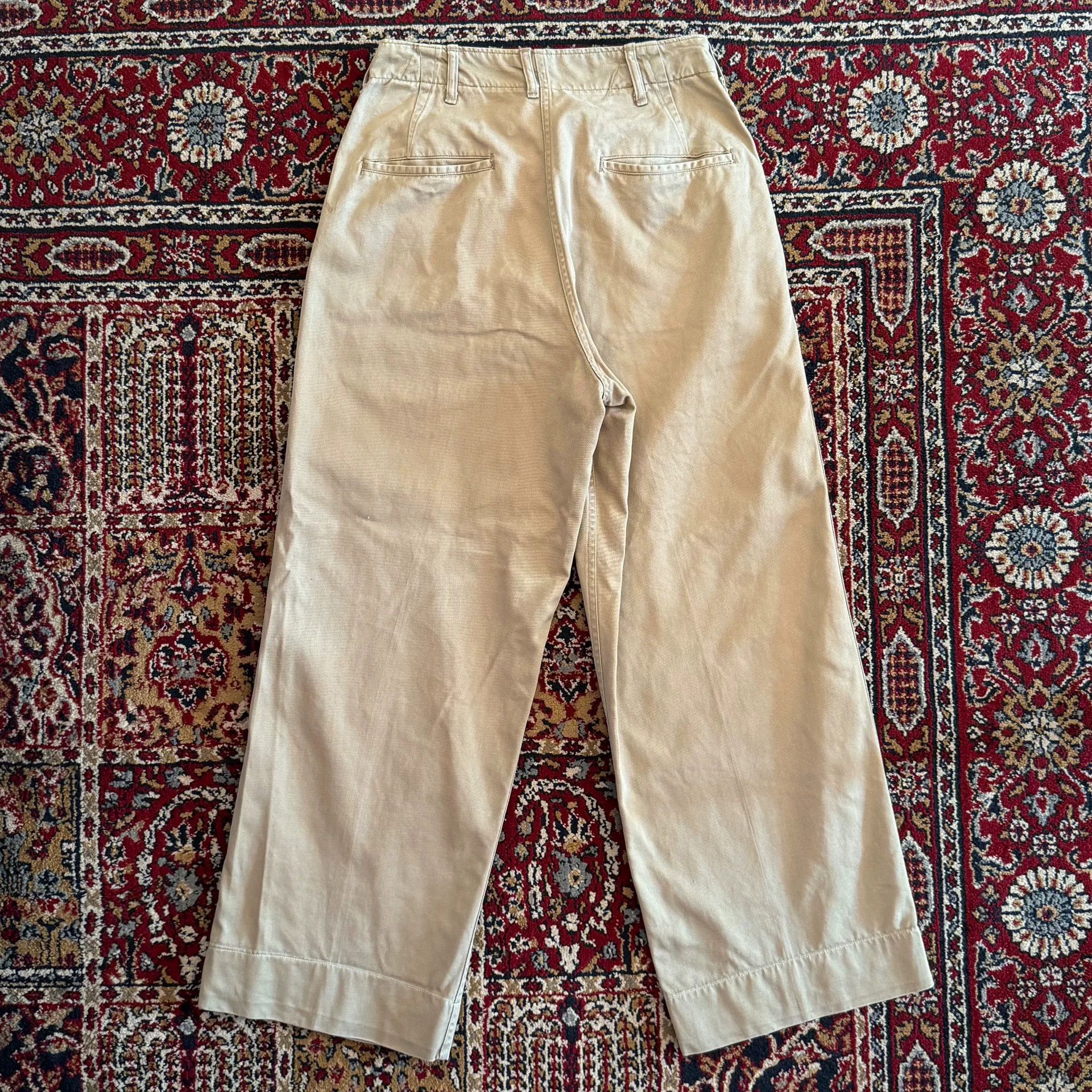Vintage Vintage 50s US Army Chino Pants Size US 26 / EU 42 - 4 Thumbnail