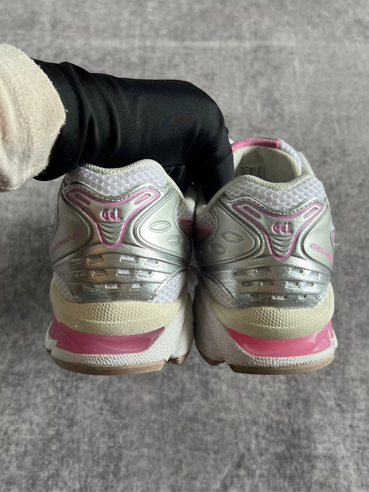 Asics Asics Pink Sports Shoes Size US 10.5 / EU 43-44 - 7 Thumbnail
