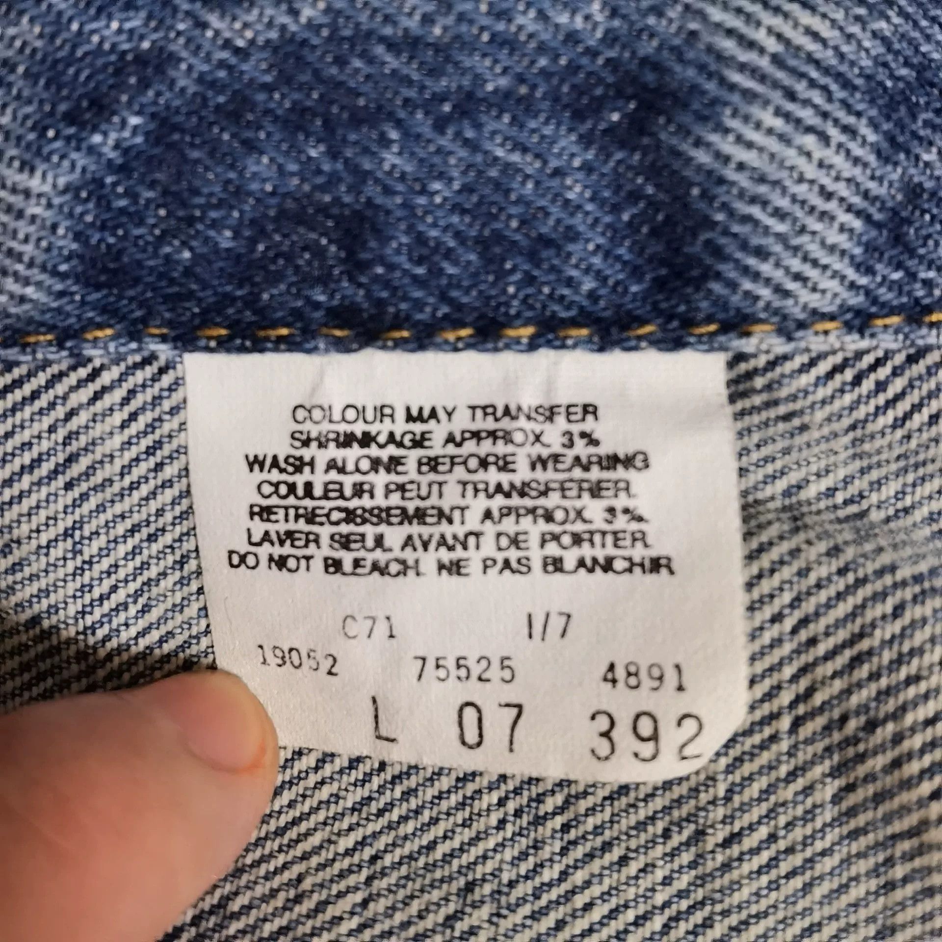 Vintage Vintage Levi's 90s Denim Jacket Size US L / EU 52-54 / 3 - 7 Thumbnail