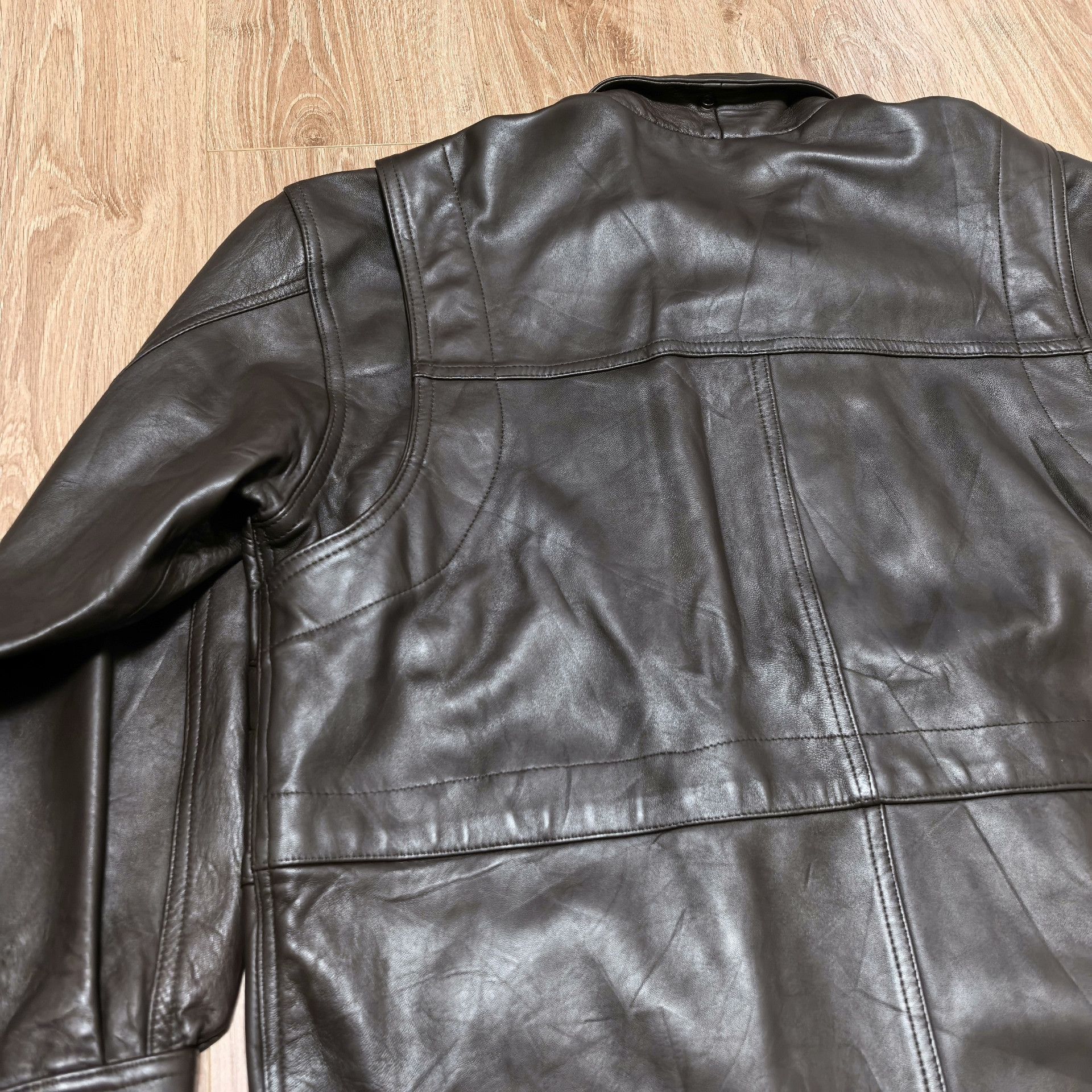 Vintage FLORENCE Sheepskin Moto Leather Jacket Size US M / EU 48-50 / 2 - 5 Thumbnail