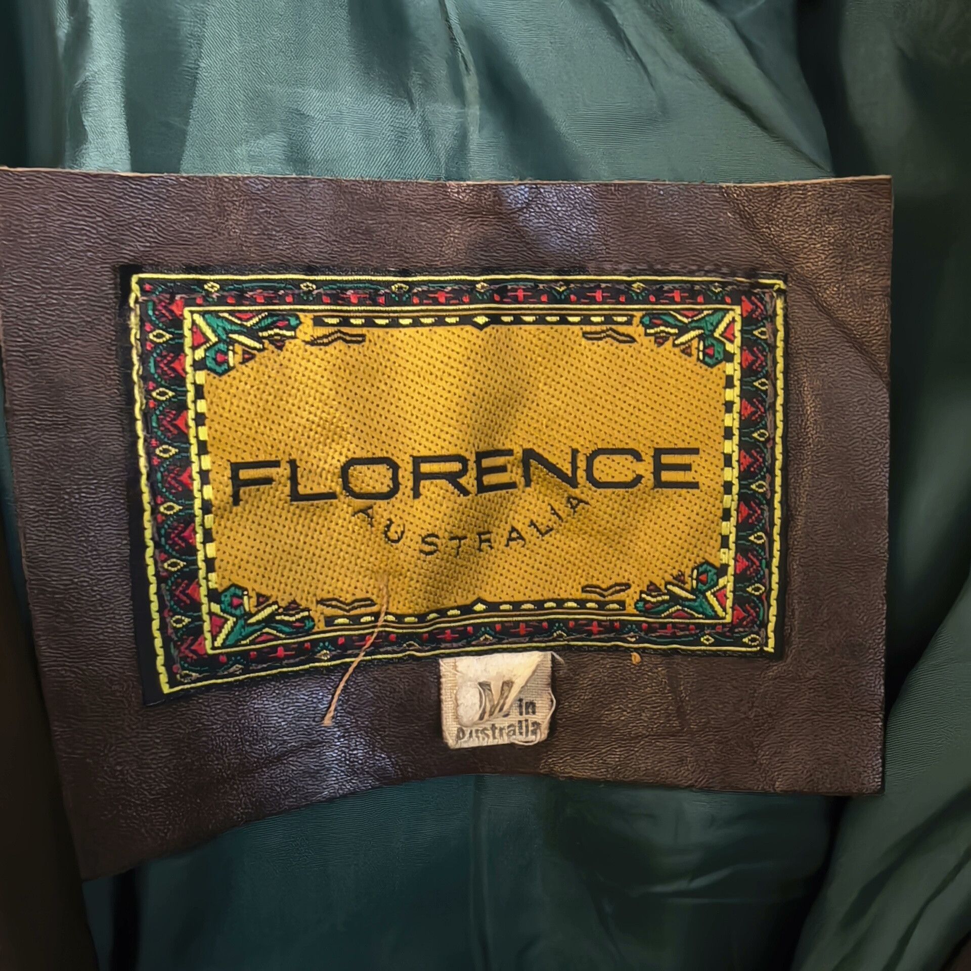 Vintage FLORENCE Sheepskin Moto Leather Jacket Size US M / EU 48-50 / 2 - 6 Thumbnail