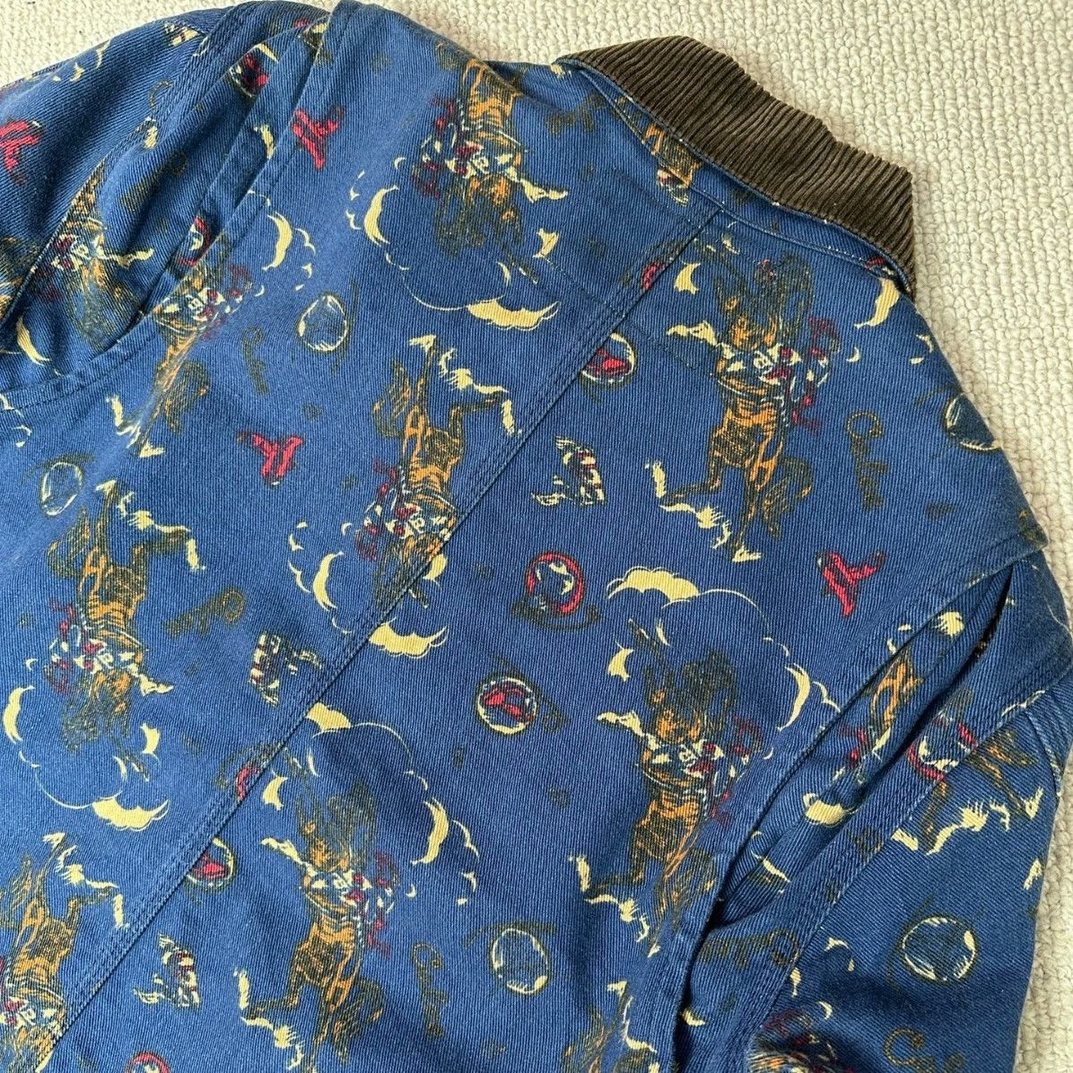 Vintage Calee Denim Pattern Western Jacket Size US M / EU 48-50 / 2 - 4 Thumbnail