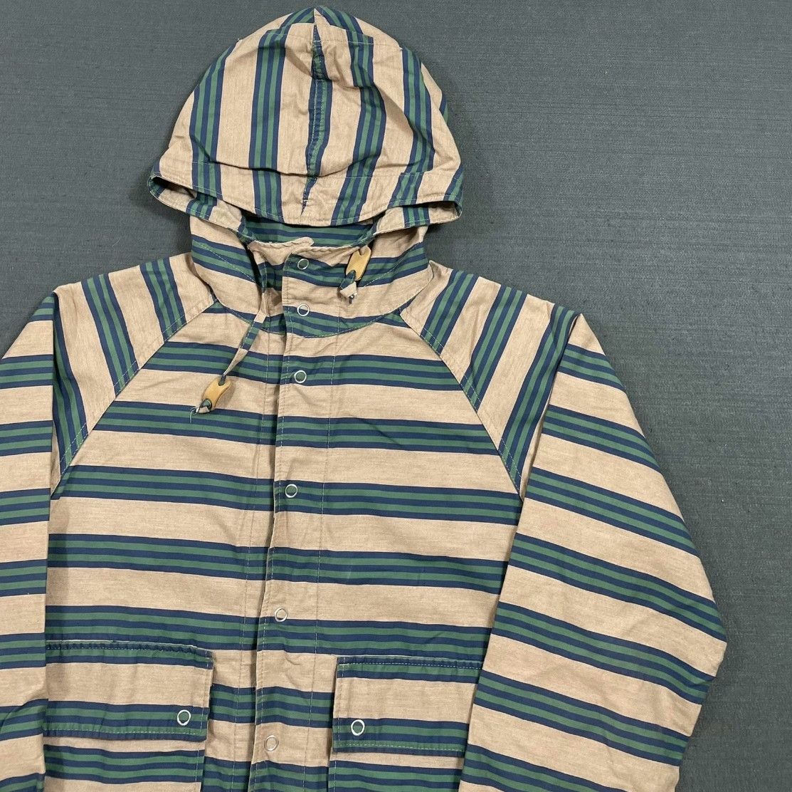 Engineered Garments Engineered Garments EG Striped Hooded Jacket Size US S / EU 44-46 / 1 - 3 Thumbnail