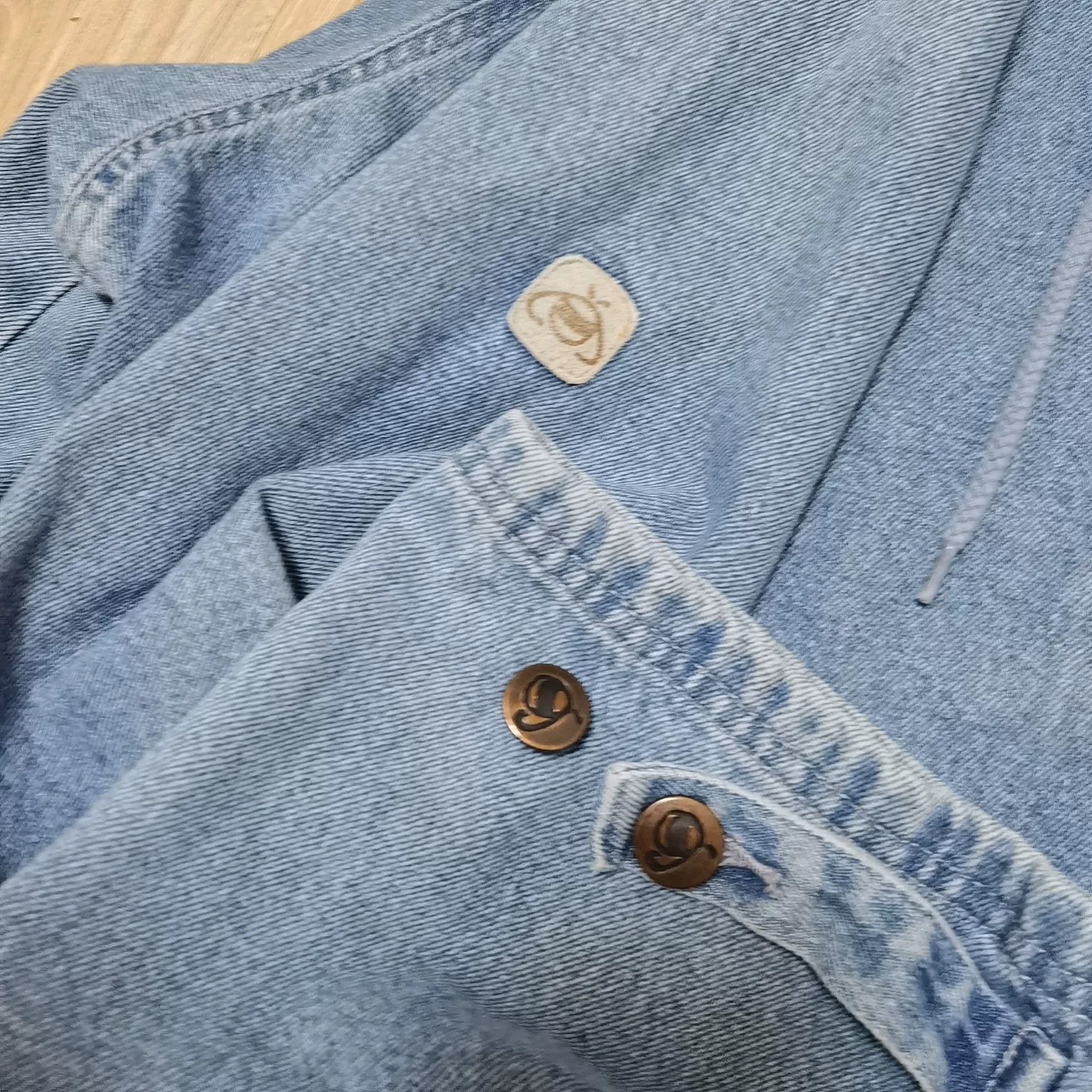 Vintage Vintage 90s Disney Winnie Pooh Denim Hoodie Size US XXL / EU 58 / 5 - 4 Thumbnail