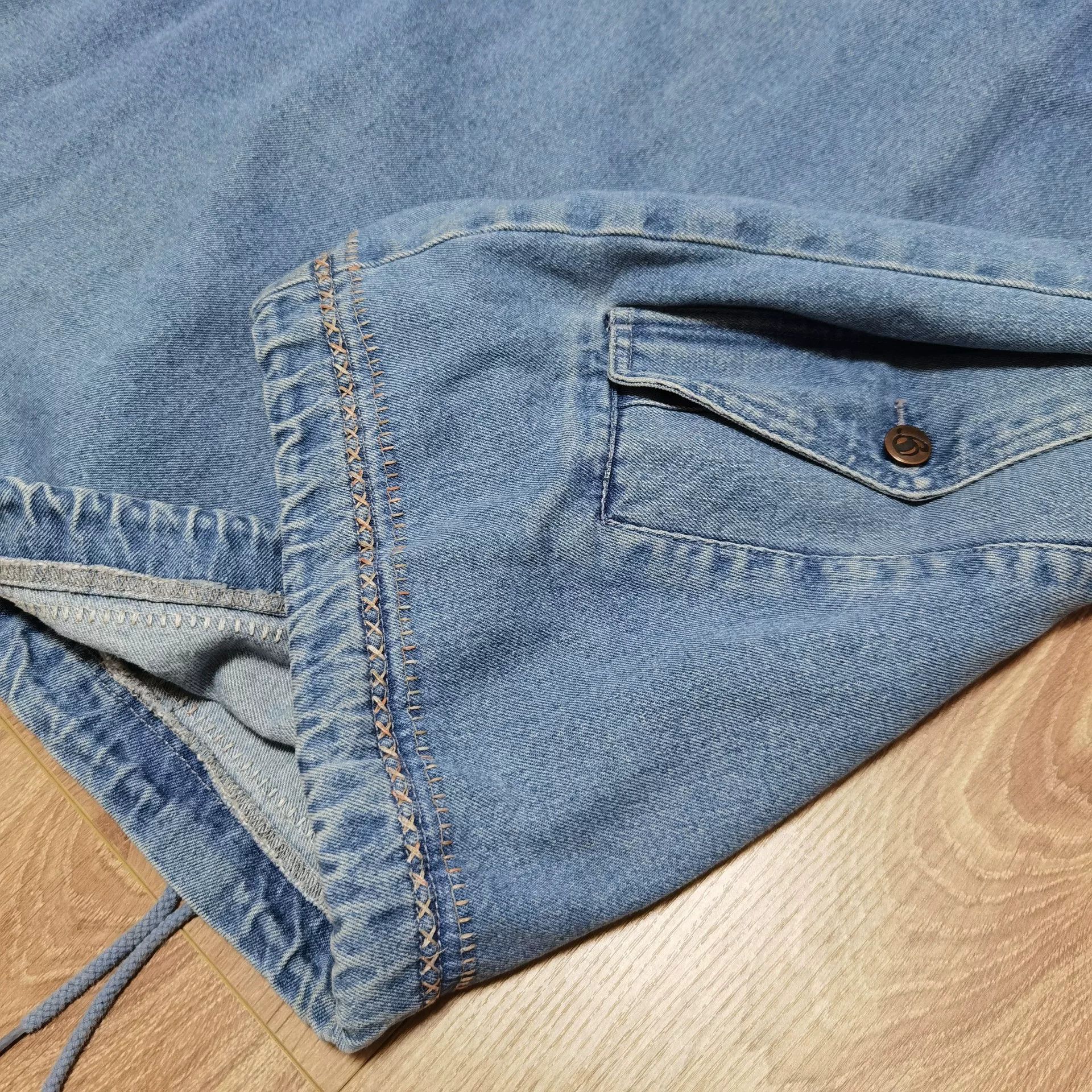 Vintage Vintage 90s Disney Winnie Pooh Denim Hoodie Size US XXL / EU 58 / 5 - 5 Thumbnail