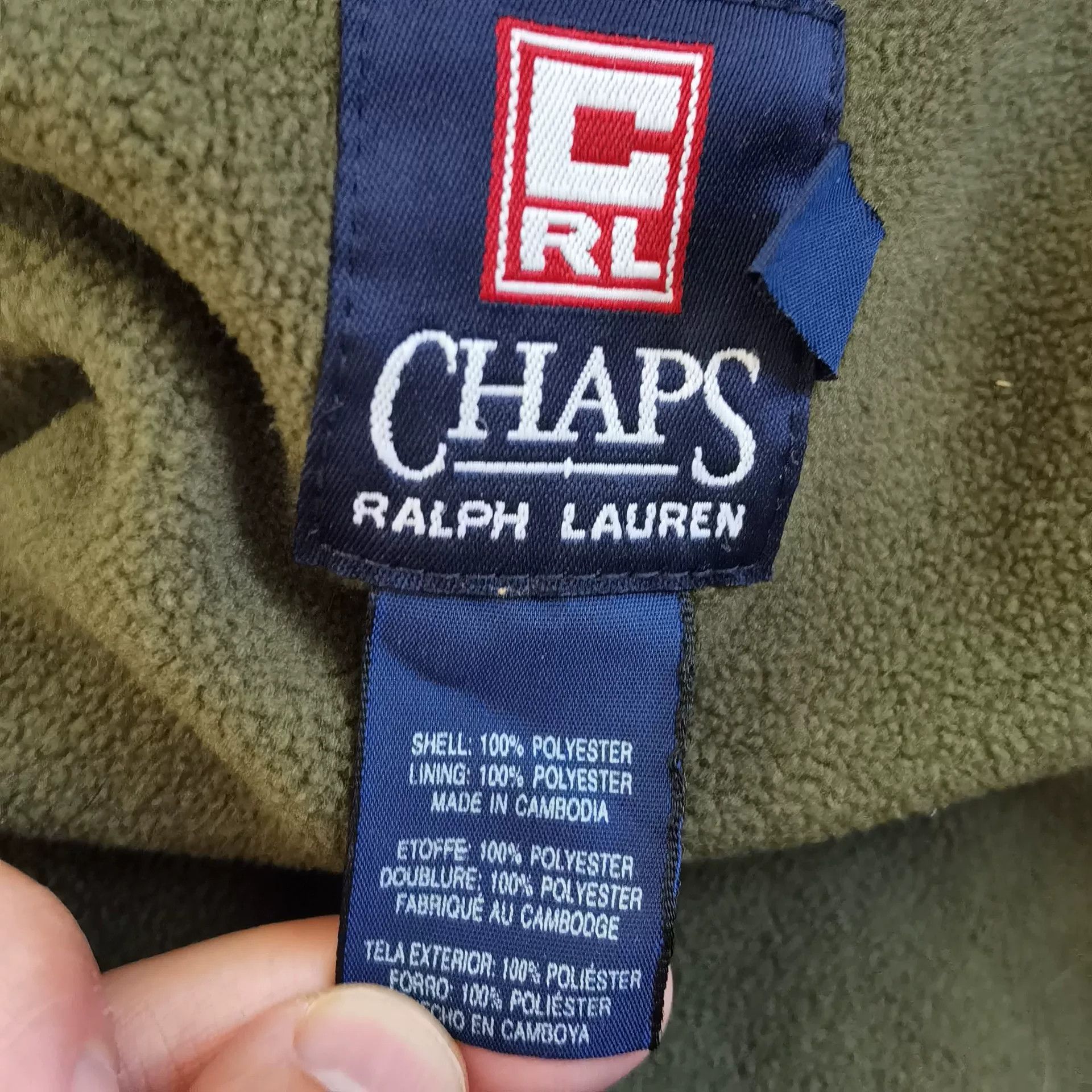 Vintage Vintage Chaps Ralph Lauren Workwear Fleece Jacket Size US XL / EU 56 / 4 - 6 Thumbnail