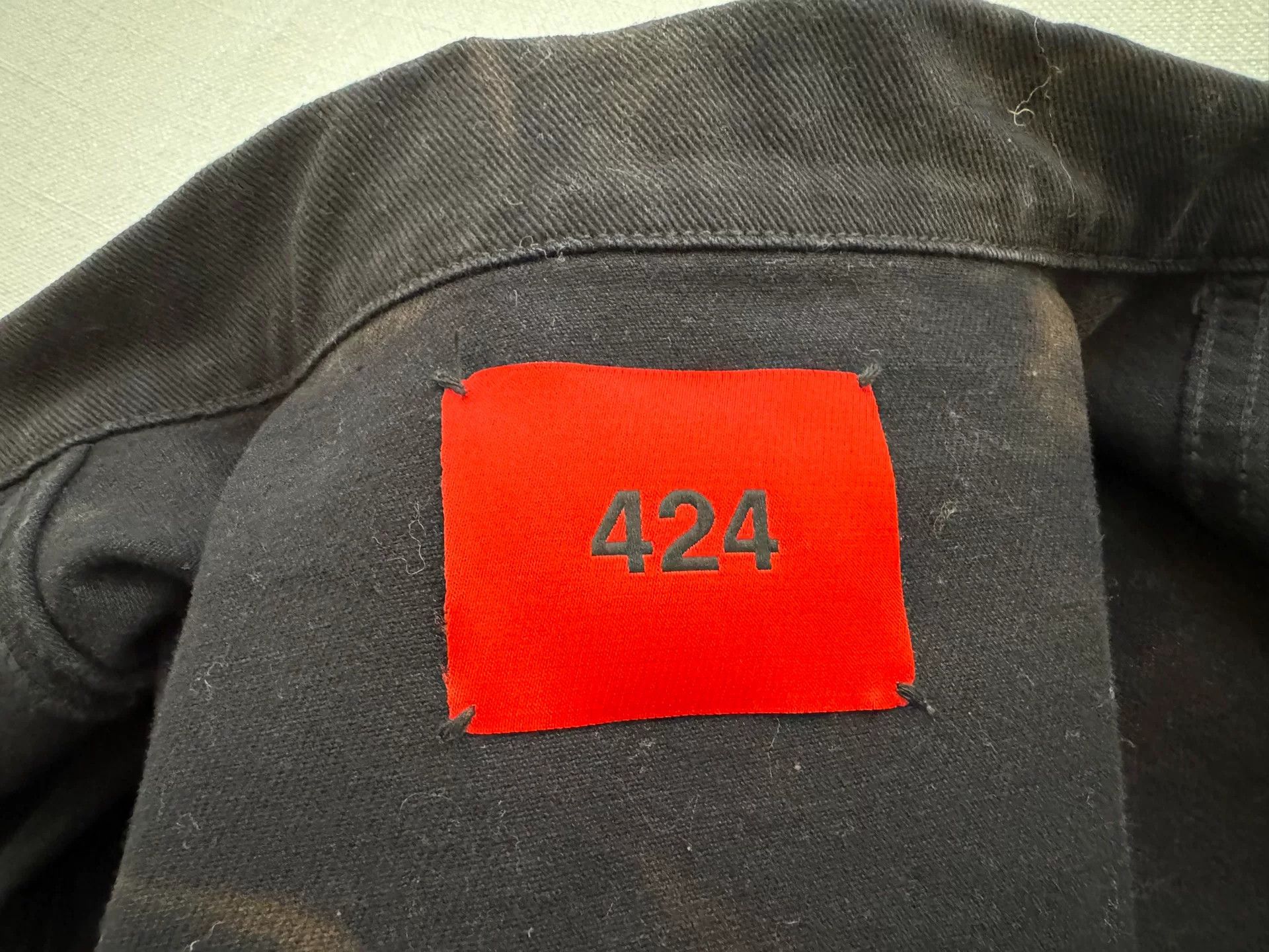 424 424 Denim Complex Wash Jacket Size US M / EU 48-50 / 2 - 4 Thumbnail